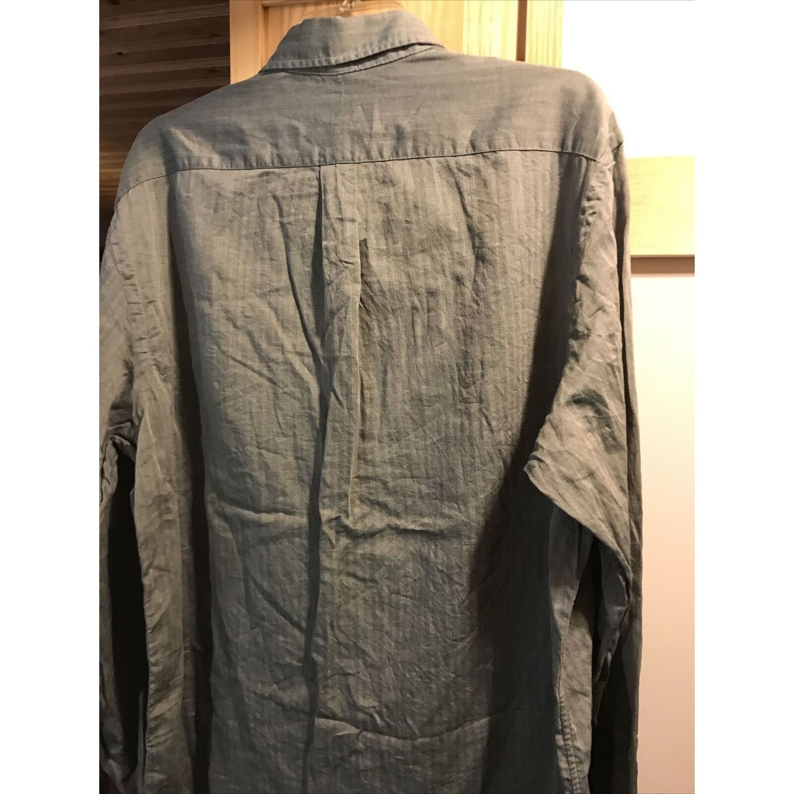 Ralph Lauren Ralph Lauren Men’s XL Light Green LS Button Up Cotton Shirt Size US XL / EU 56 / 4 - 12 Thumbnail