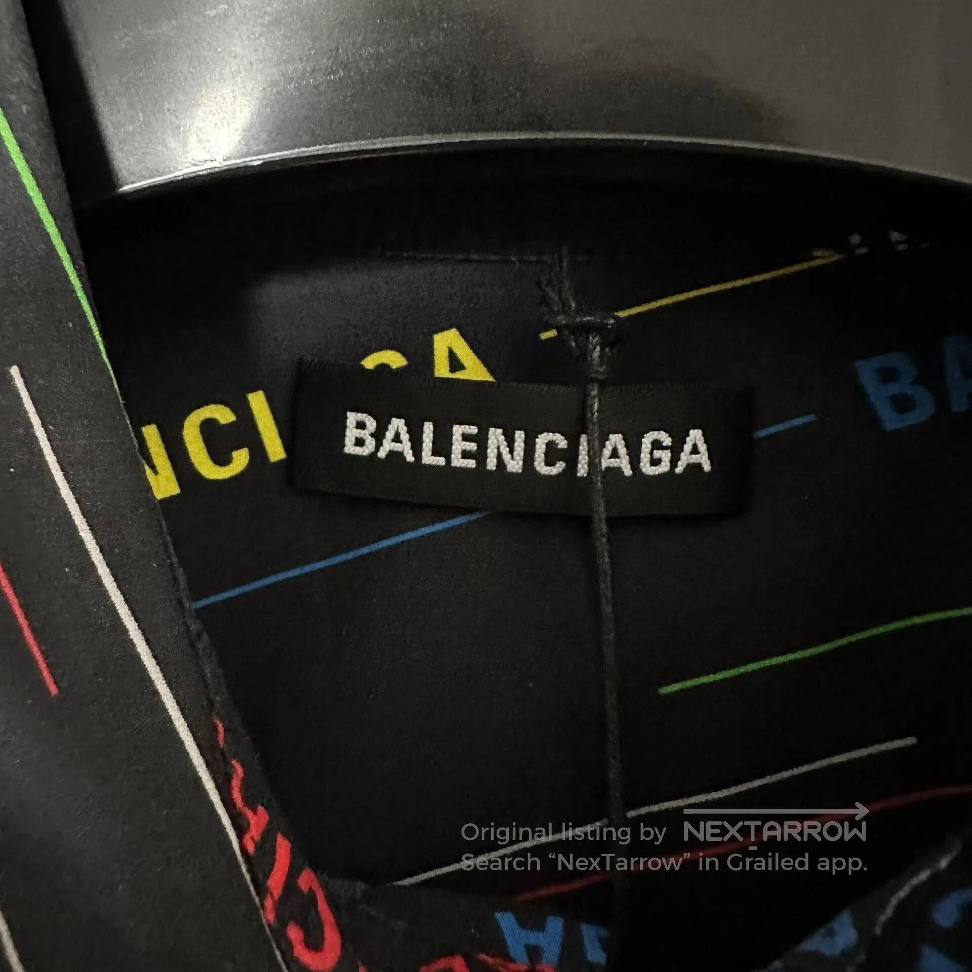 Balenciaga balenciaga colorful short sleeve shirt. Size US M / EU 48-50 / 2 - 2 Thumbnail