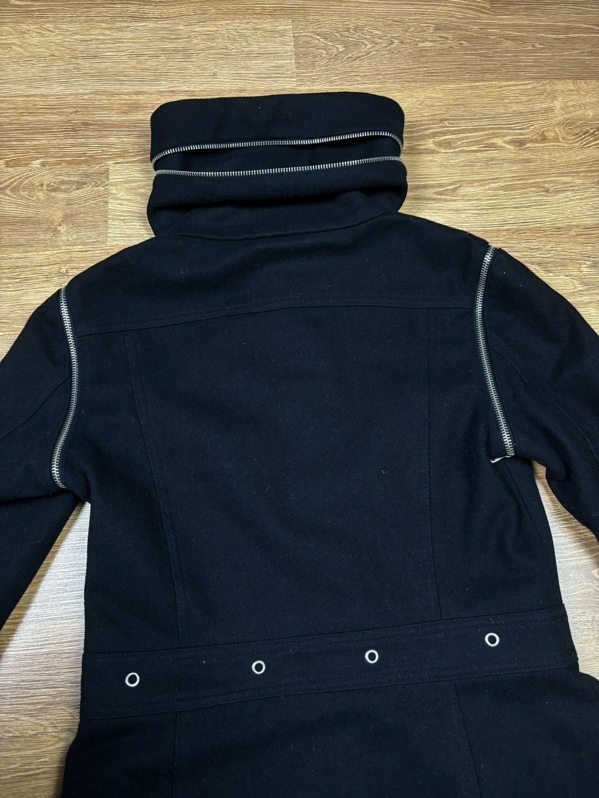Dolce & Gabbana Dolce & Gabbana Studded Woolen Coat with Detachable Sleeves Size M / US 6-8 / IT 42-44 - 7 Thumbnail