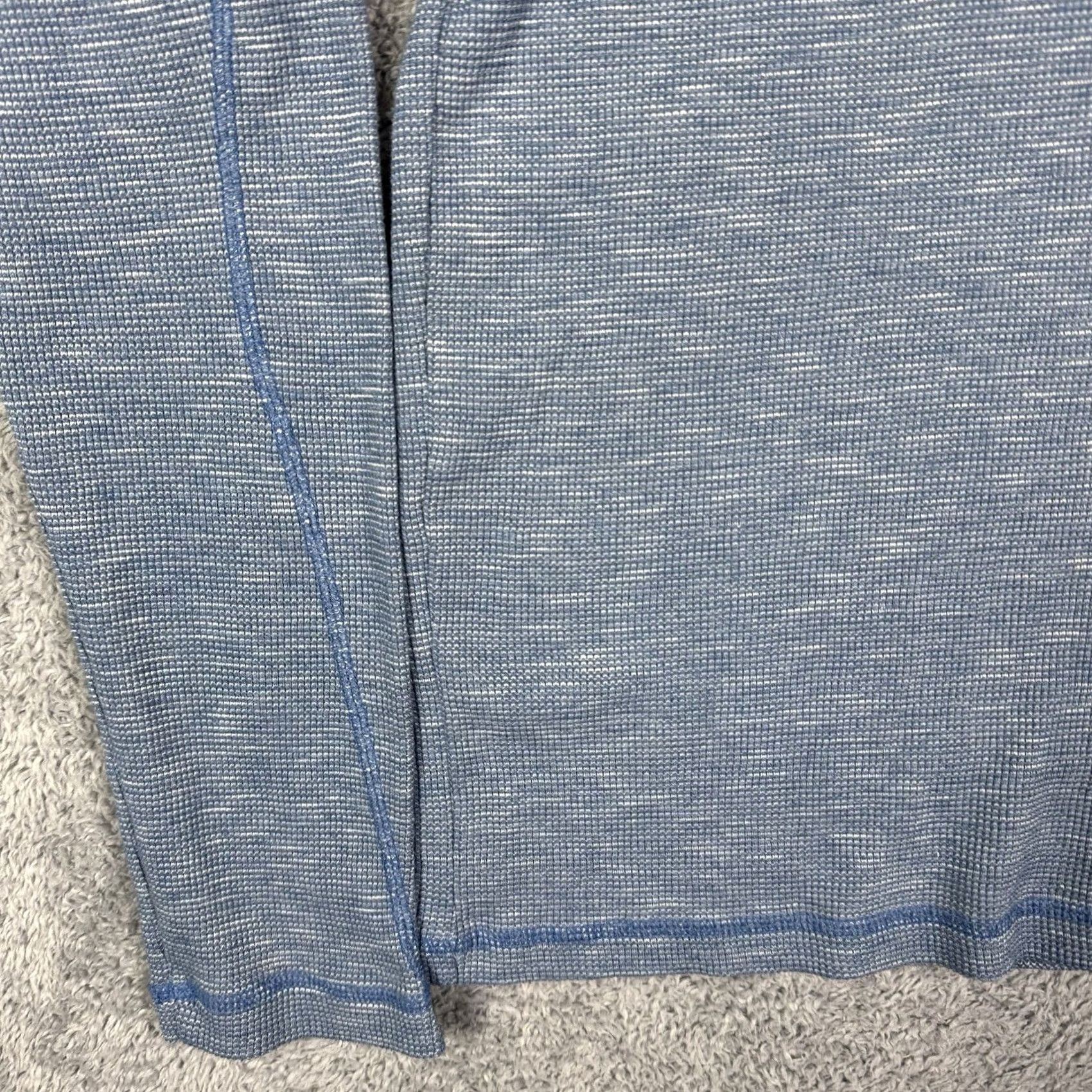 Jordan Brand Jordan Shirt Mens S Waffle Thermal Crewneck Pullover Base Layer Knit Long Sleeve Blue 90s Sports Minimalist Logo Cotton Blend Knit Regular Mens Shirt Size US S / EU 44-46 / 1 - 2 Thumbnail