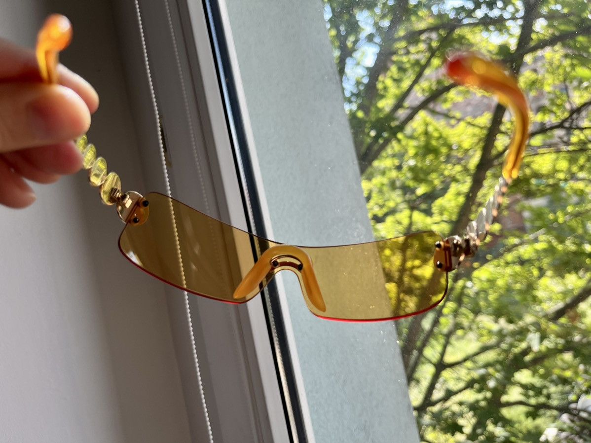 Christian Dior Monsieur Dior Millenium Sunglasses vintage orange silver Size ONE SIZE - 7 Thumbnail