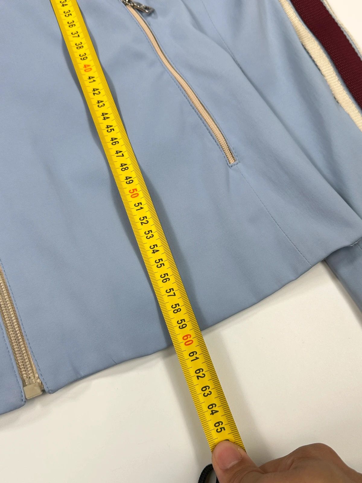 Prada Prada Milano SS2000 Baby Blue Stripes Shirt Jacket Size M / US 6-8 / IT 42-44 - 12 Thumbnail