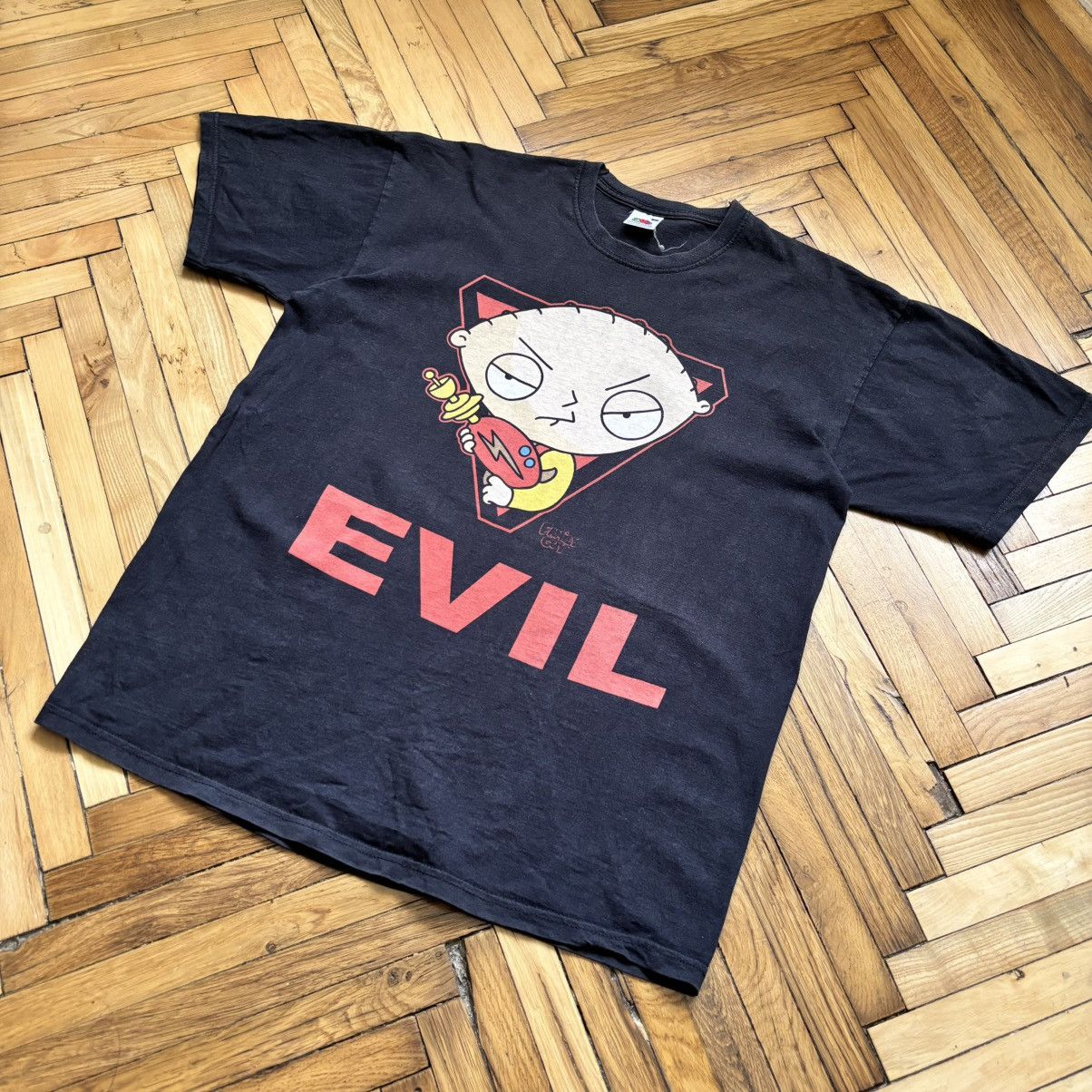 Vintage Vintage Family Guy Stewie Evil Boxy T-shirt Y2K Size US L / EU 52-54 / 3 - 1 Thumbnail