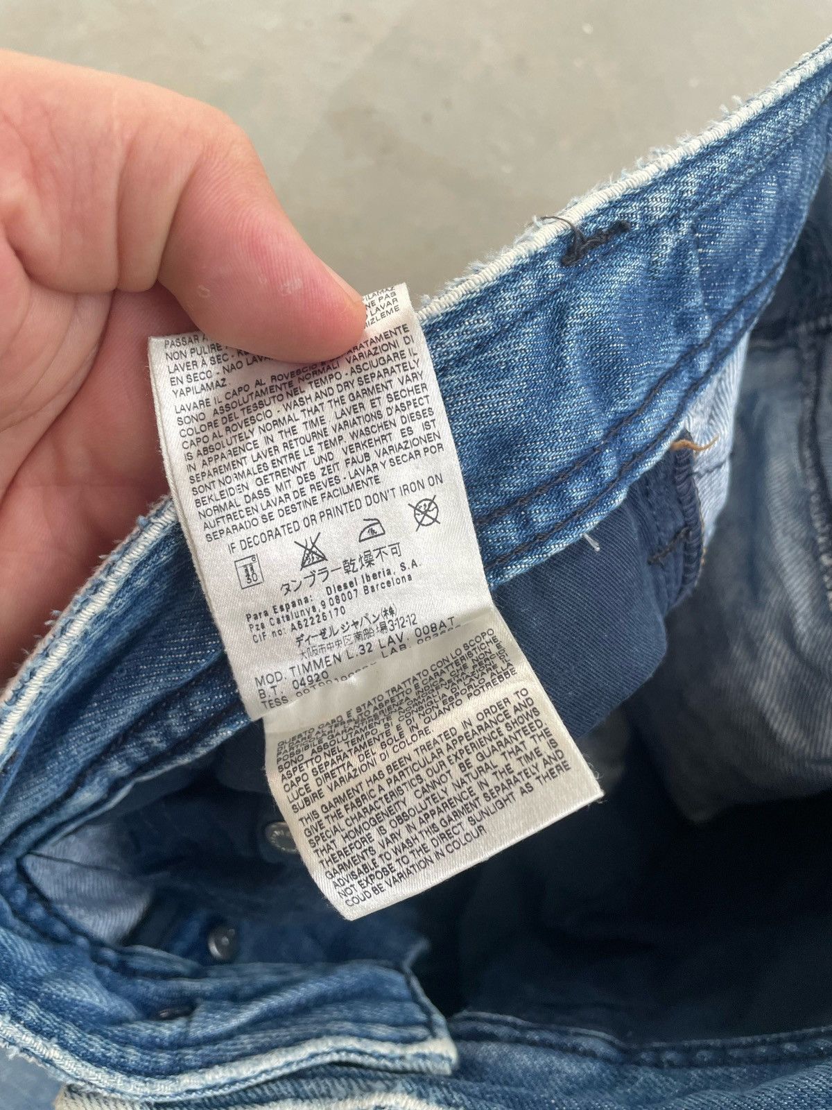 Diesel DIESEL TIMMEN STUDDED DENIM PANT Size US 31 - 9 Thumbnail