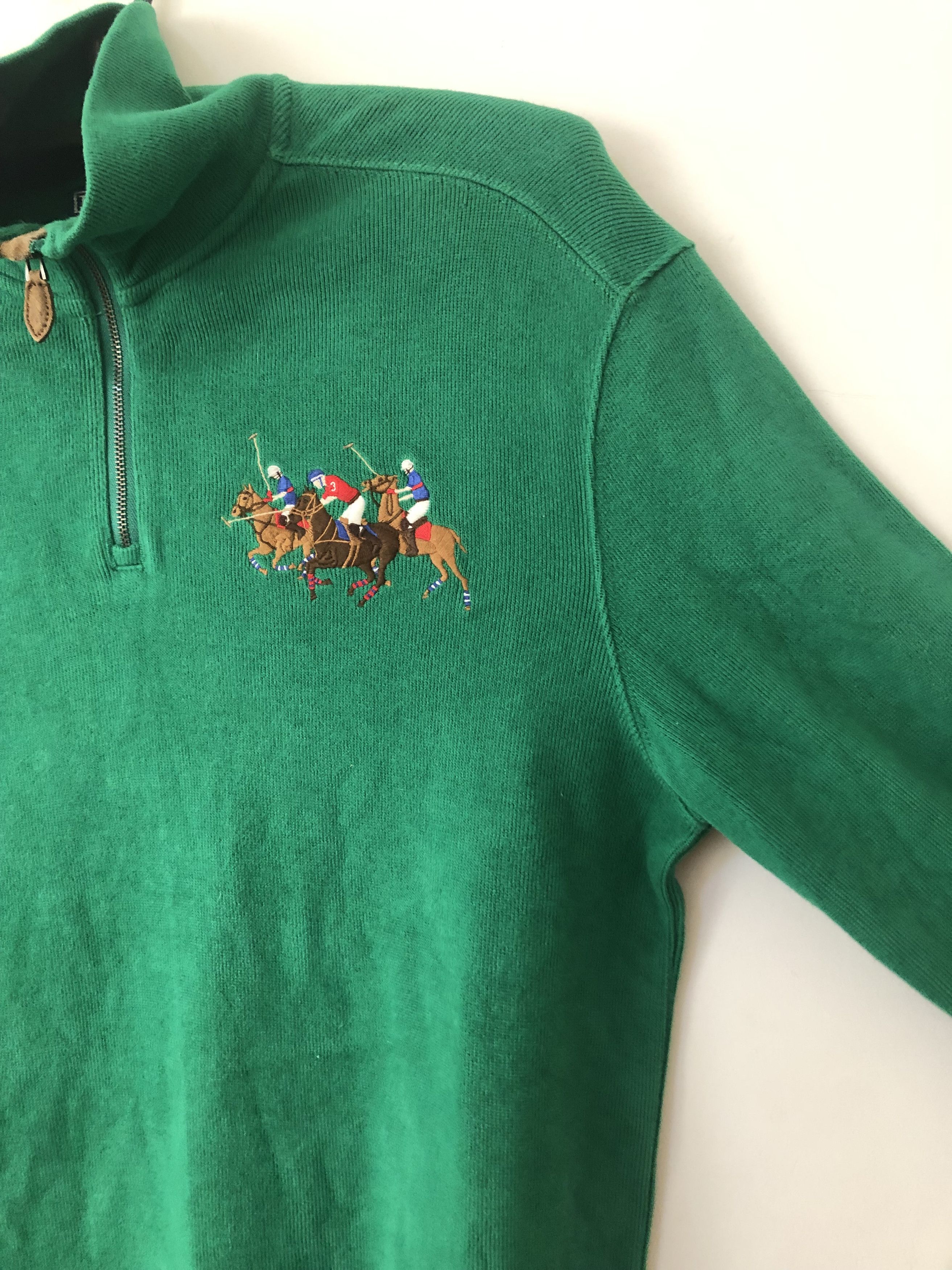 Polo Ralph Lauren Vintage Polo Ralph Lauren 1/4 Zip Sweatshirt Pullover Rare Size US M / EU 48-50 / 2 - 9 Thumbnail