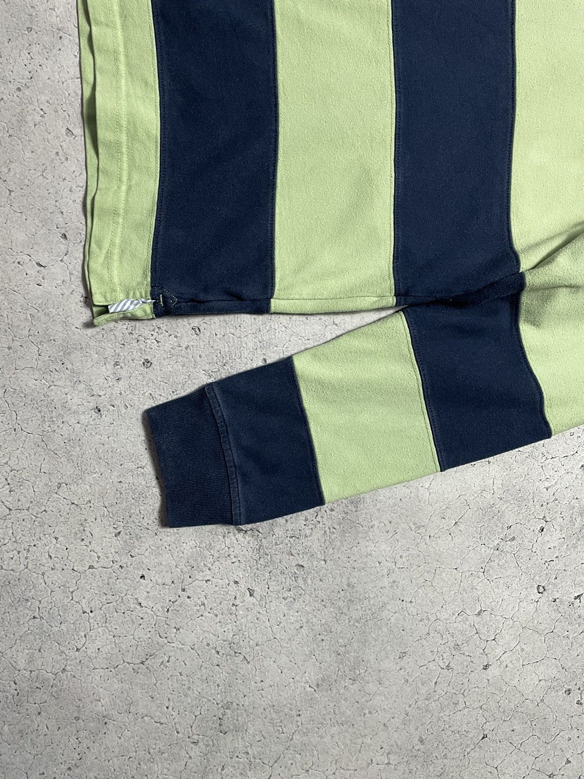 Tommy Hilfiger × Vintage Vintage 90s Tommy Hilfiger Striped Longsleeve Rugby Y2K #8 Size US L / EU 52-54 / 3 - 4 Thumbnail