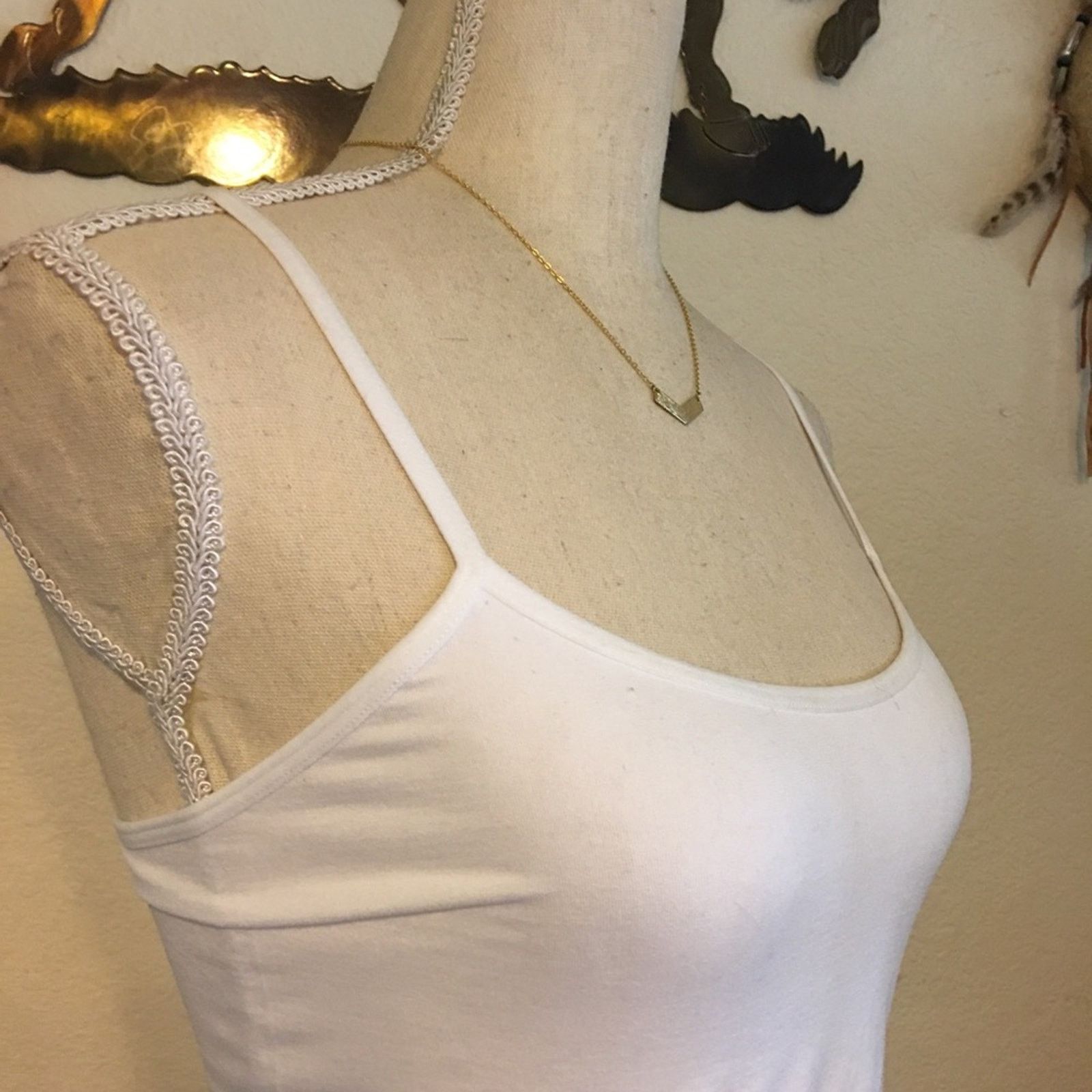 Jewelry Gold tone textured bar sparkle chain necklace Size ONE SIZE - 2 Thumbnail