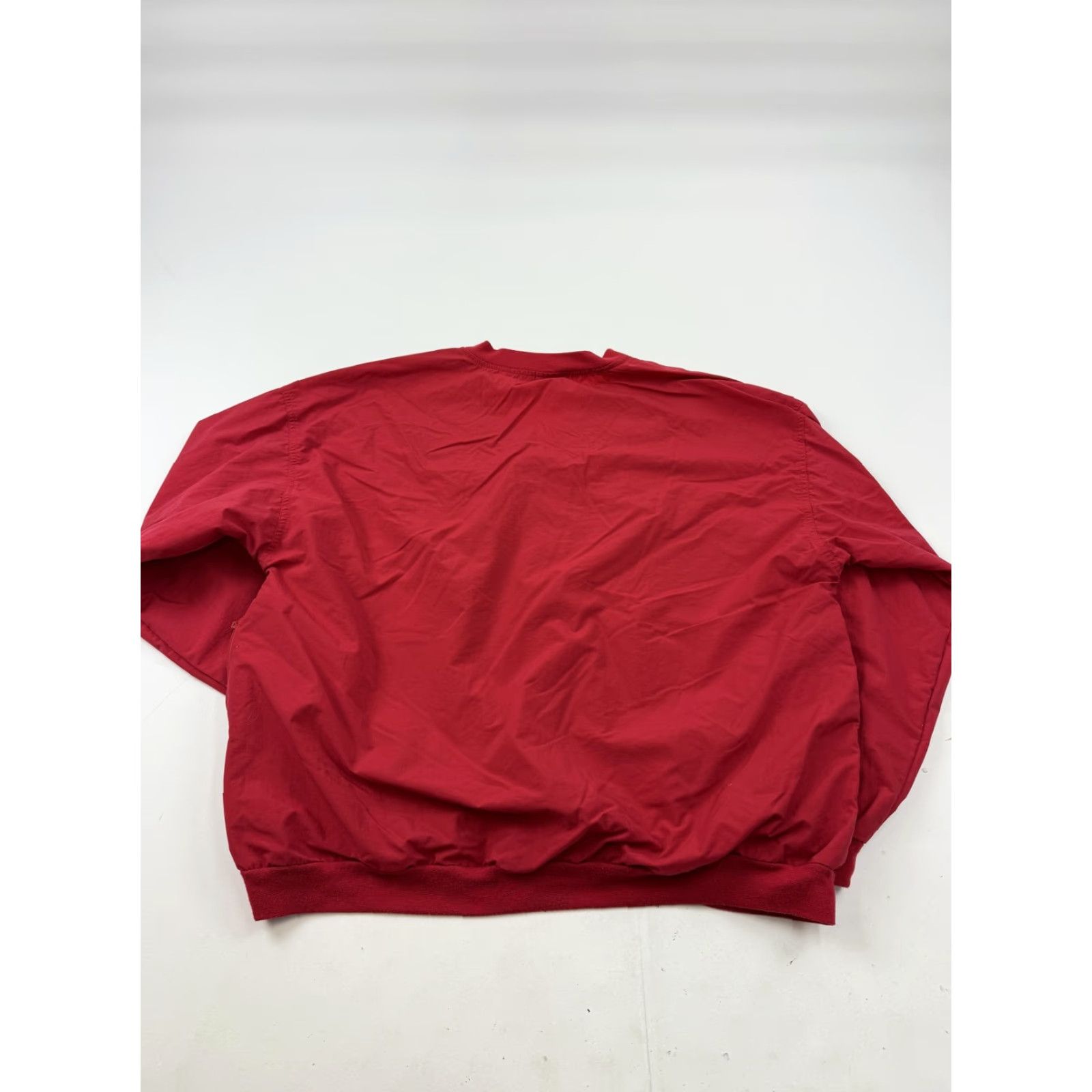 Vintage Columbia PFG Jacket Mens L Red V-Neck Packable Windbreaker Pullover Golf Jacket Size US L / EU 52-54 / 3 - 6 Thumbnail