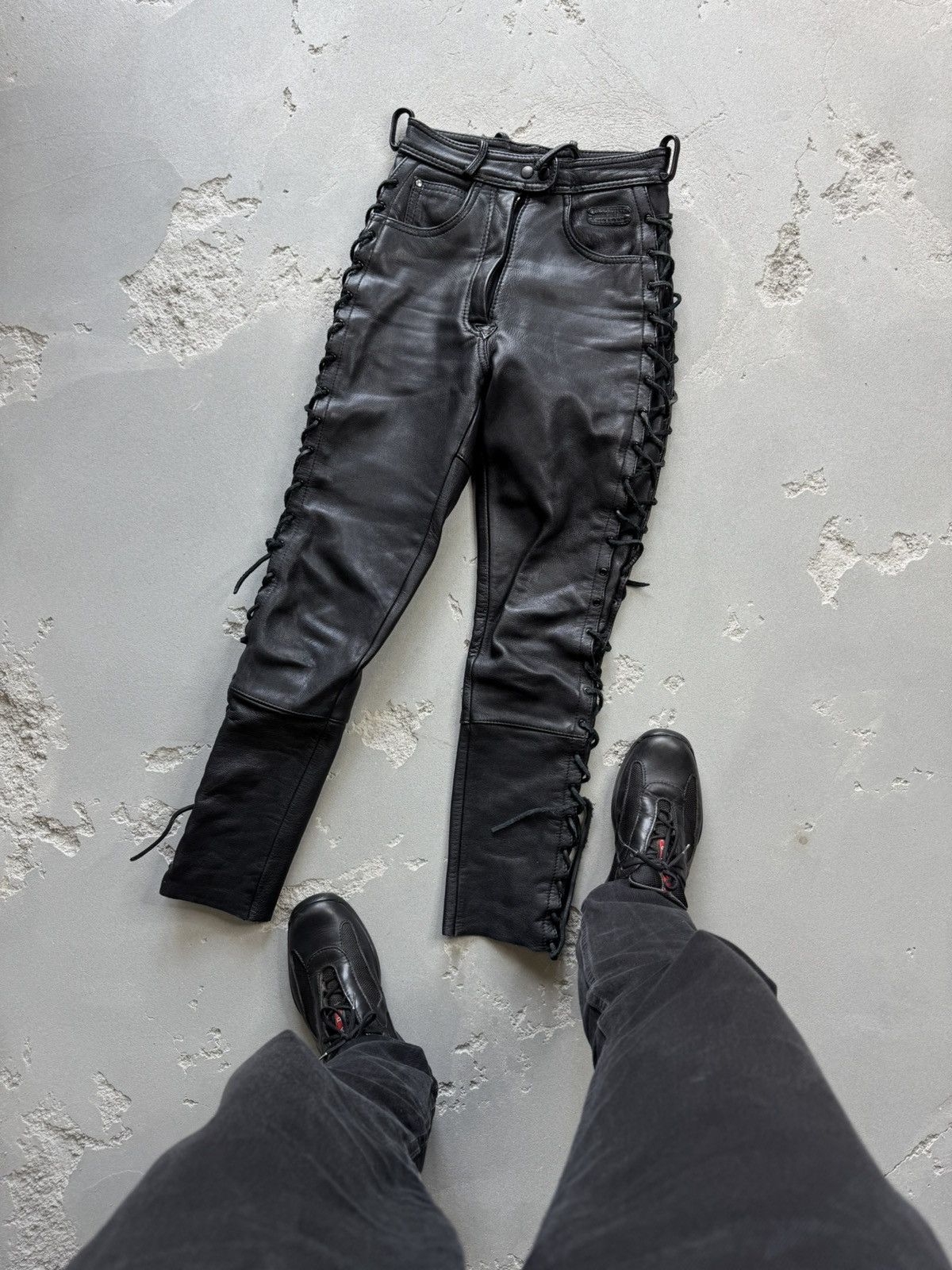 Genuine Leather × Hein Gericke × Vintage Vintage Hein Gericke Leather Pants 90s Playboi Carti Size US 34 / EU 50 - 1 Thumbnail