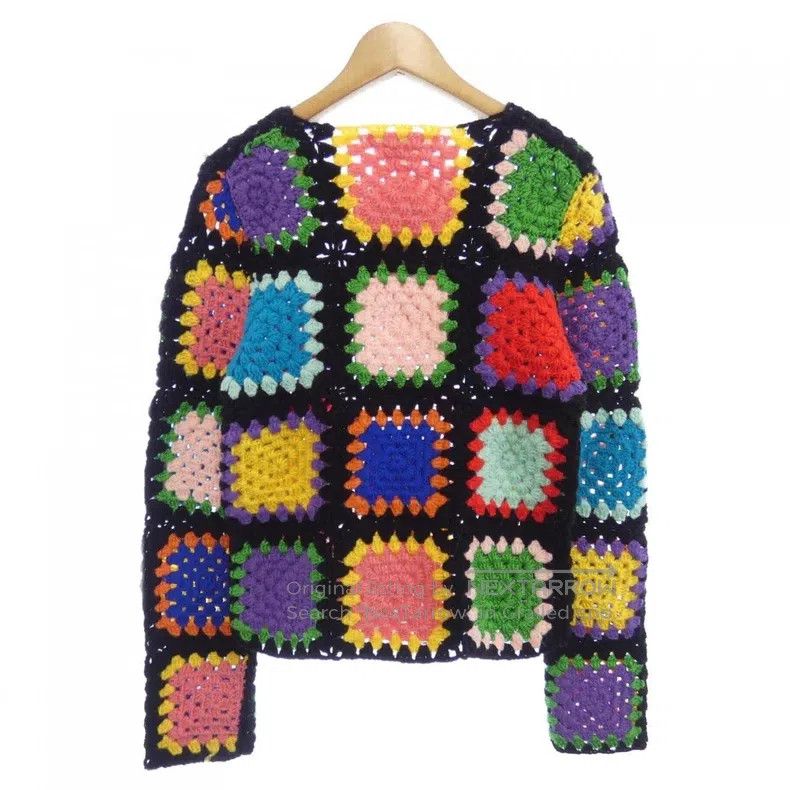 Comme des Garcons Comme Des Garcons Patchwork Knit Sweater Size S / US 4 / IT 40 - 2 Thumbnail