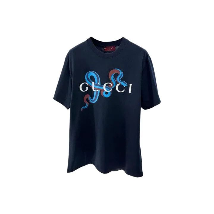 Gucci Gucci Men's Animal Print Cotton Tee Size US S / EU 44-46 / 1 - 1 Thumbnail