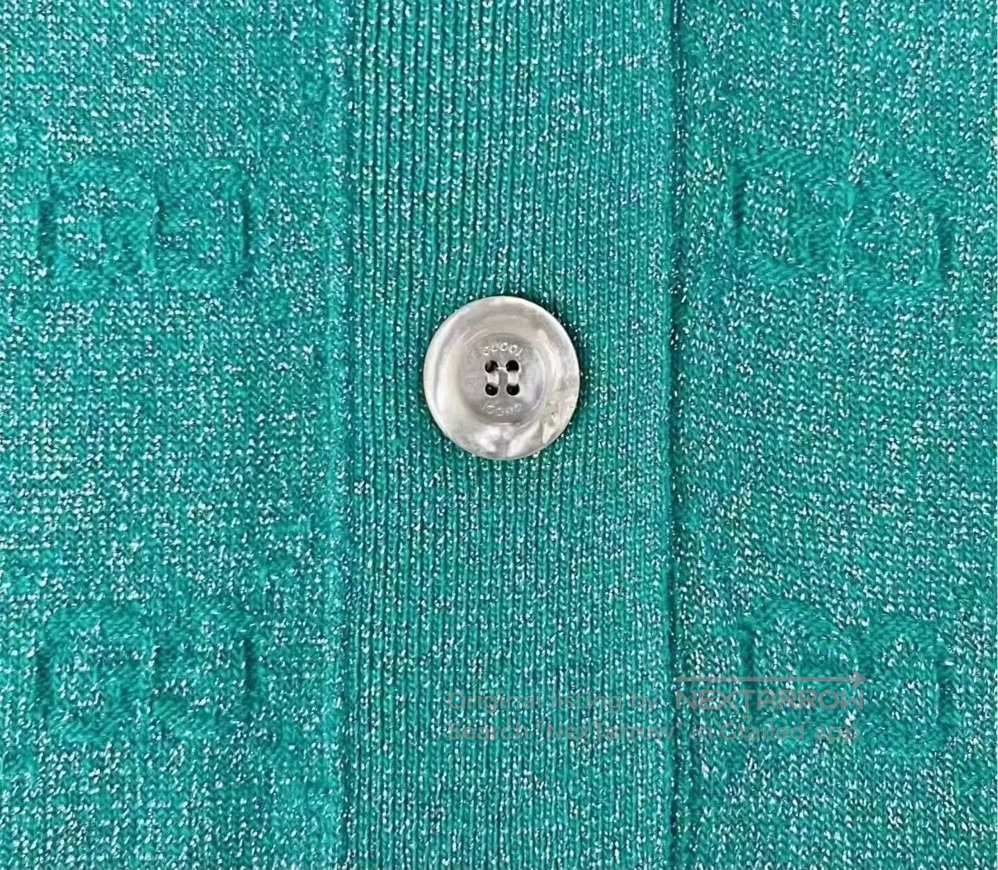Gucci Gucci Lake Green Double G Knit Cardigan. Size US M / EU 48-50 / 2 - 5 Thumbnail