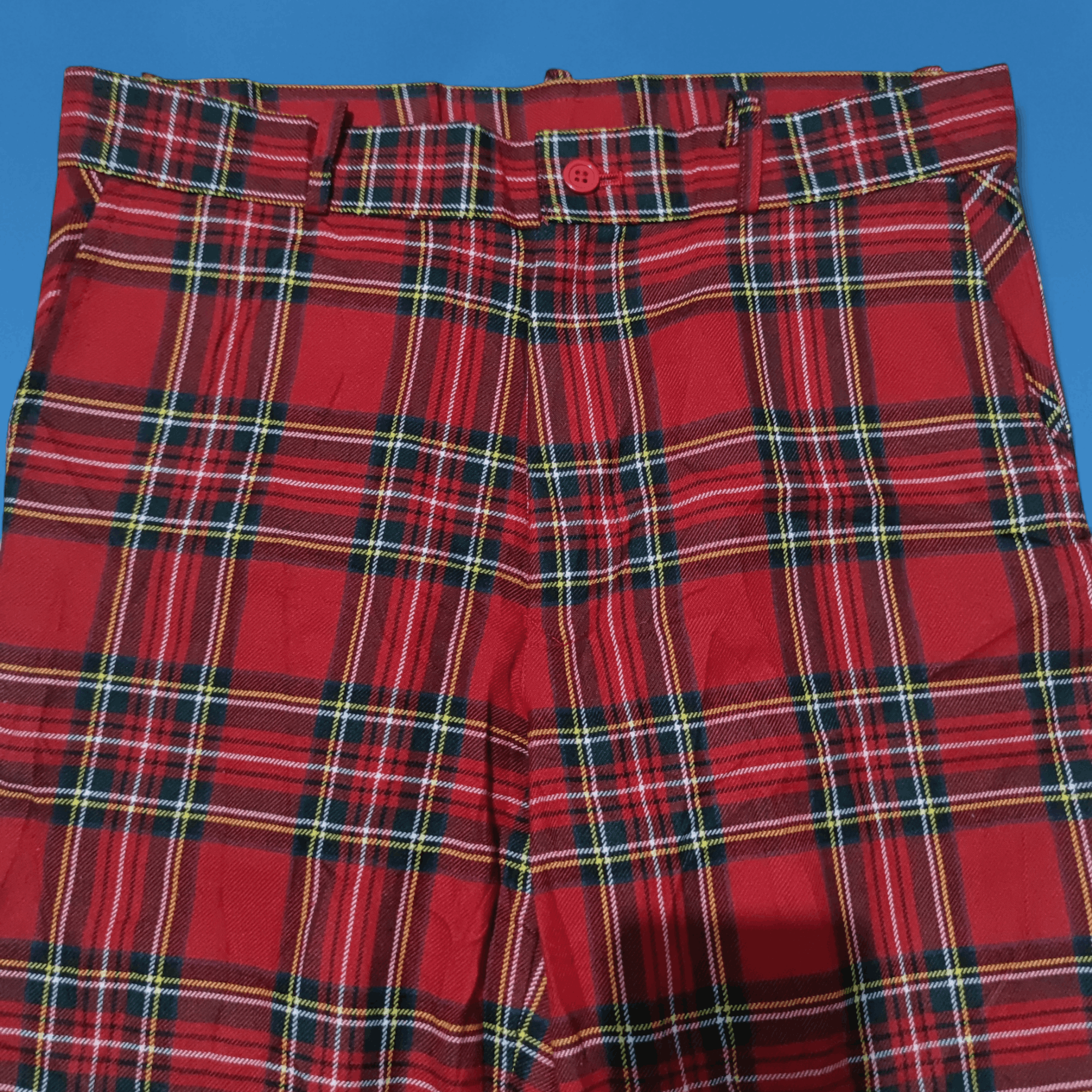 Japanese Brand Japanese Brand Tartan Punk Multi Zipper Bondage Pants Size US 31 - 6 Thumbnail