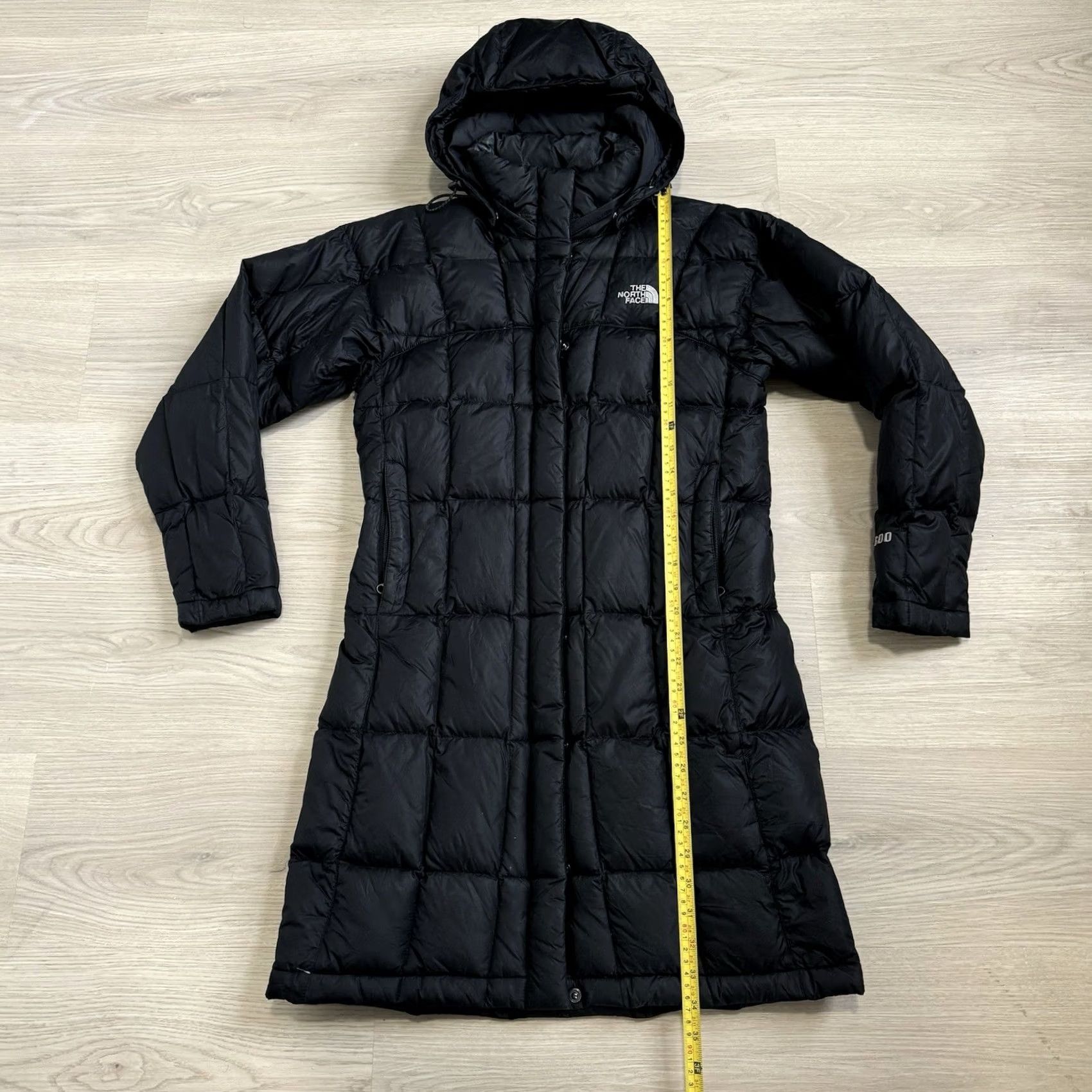 The North Face The North Face Parka Jacket Womens XS BLK Down 600 Hooded Metropolis Parka Coat Long Nylon Zip Size XS / US 0-2 / IT 36-38 - 8 Thumbnail
