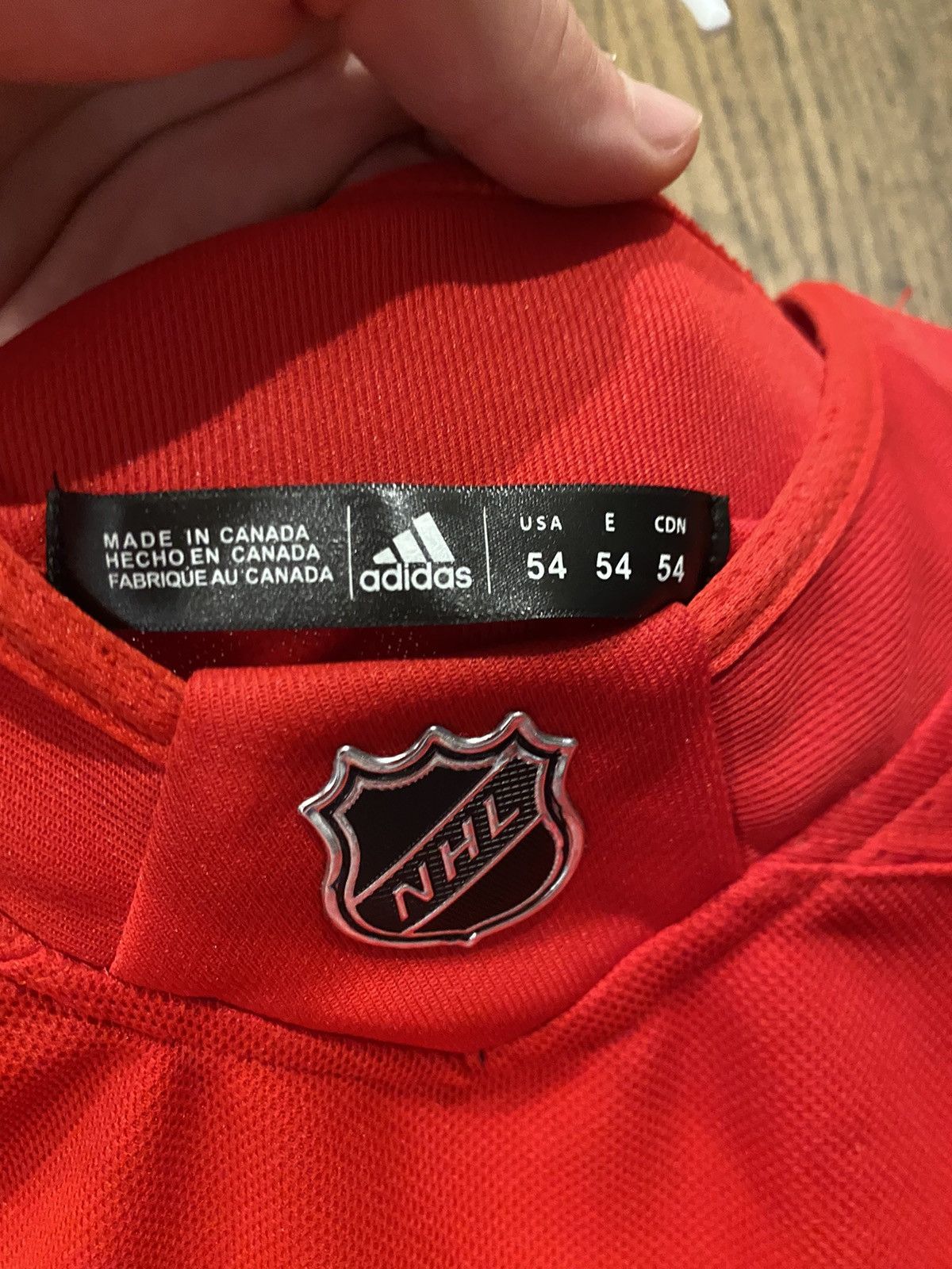 NHL Detroit Red Wings Jersey Size US XL / EU 56 / 4 - 6 Thumbnail