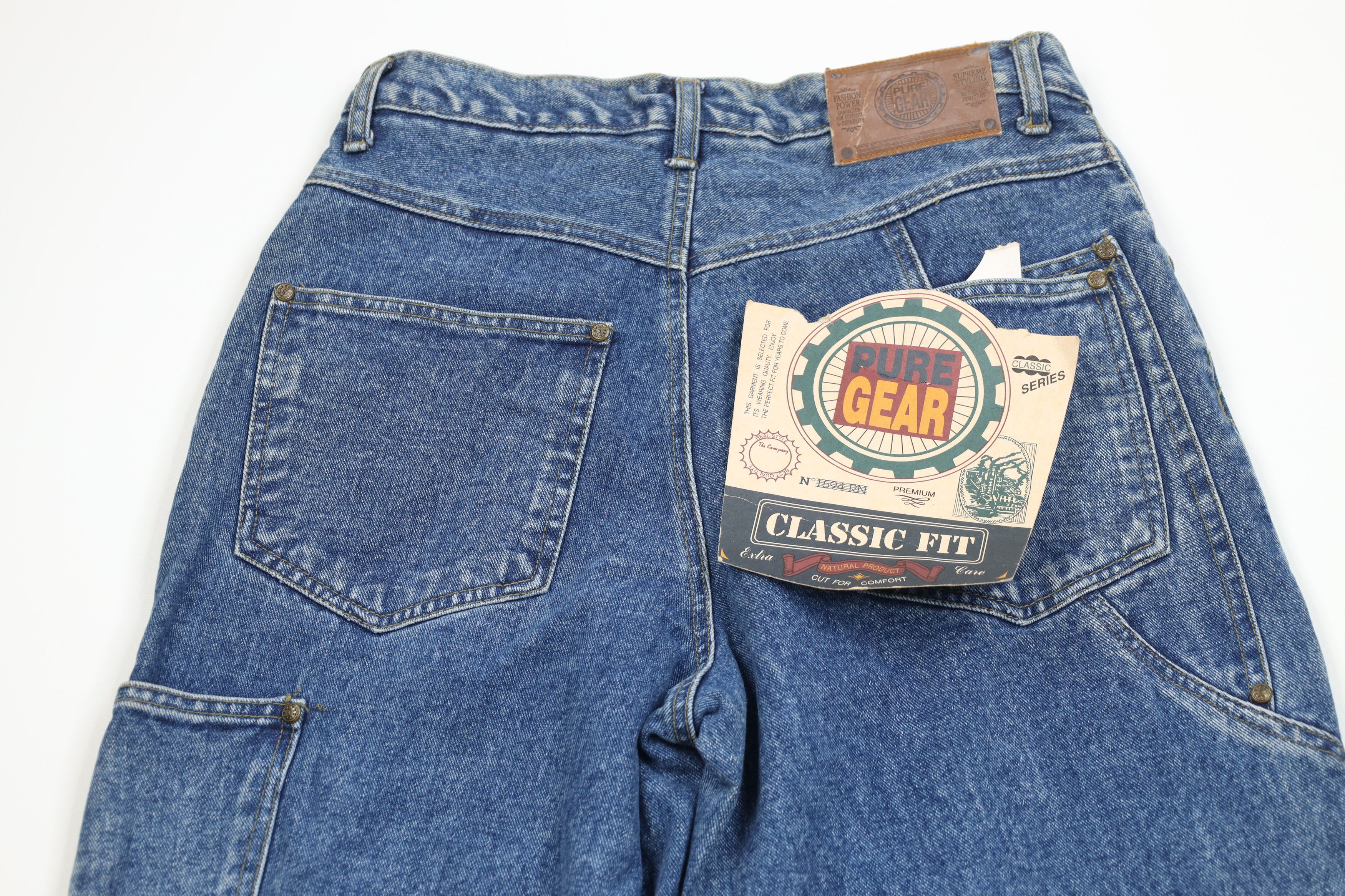 Vintage Deadstock Vintage 90s Streetwear Fit Skateboard Denim Jeans Size US 30 / EU 46 - 10 Thumbnail