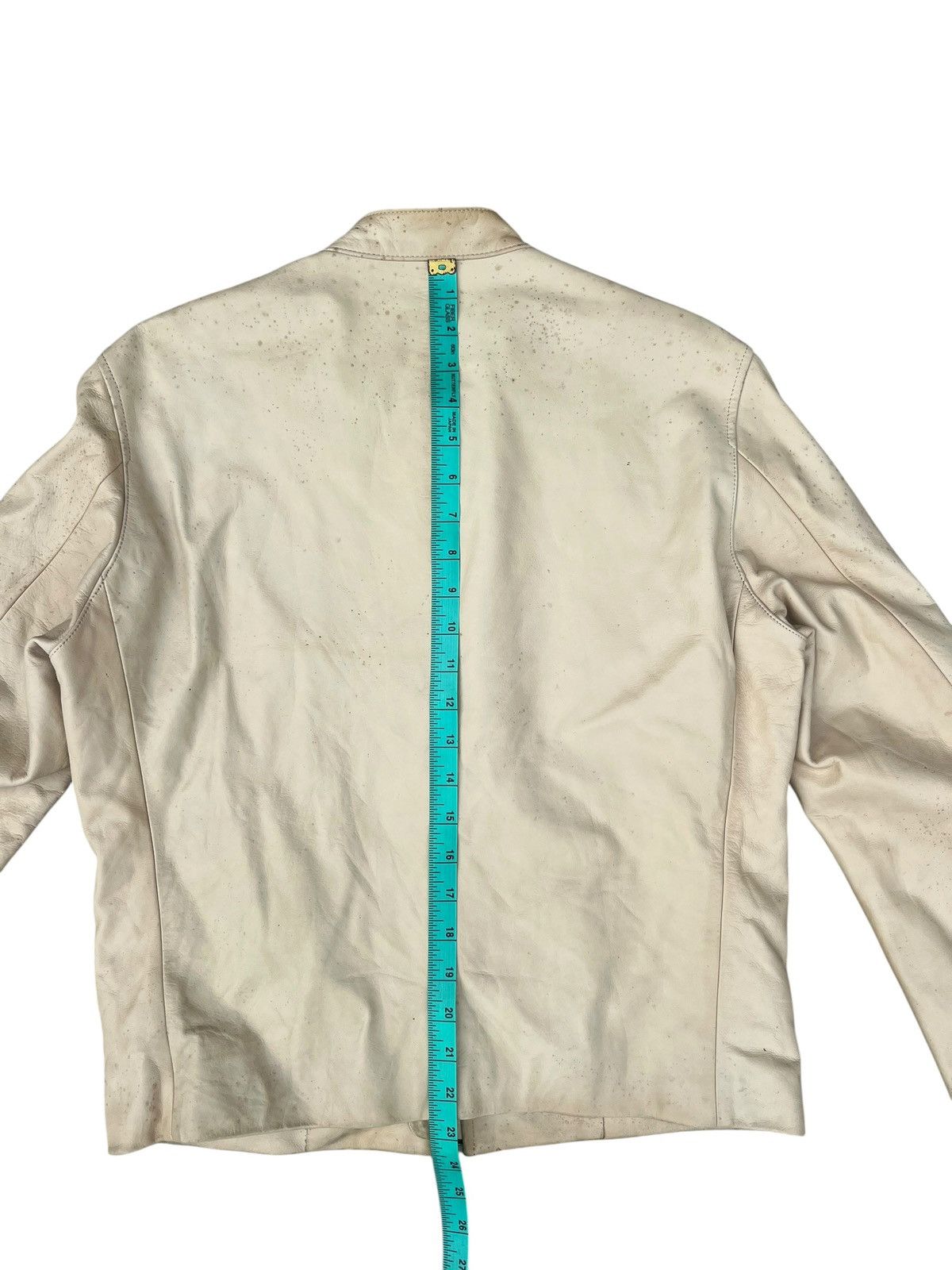 Leather VTG Max Fritz Japan Dirty Patina Cow Leather Racer Jacket Size US M / EU 48-50 / 2 - 20 Thumbnail