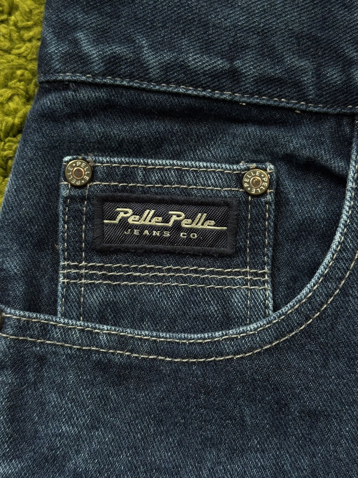Pelle Pelle Pelle Pelle 2000s vintage Y2K wide leg baggy fit jeans denim Size US 26 / EU 42 - 3 Thumbnail