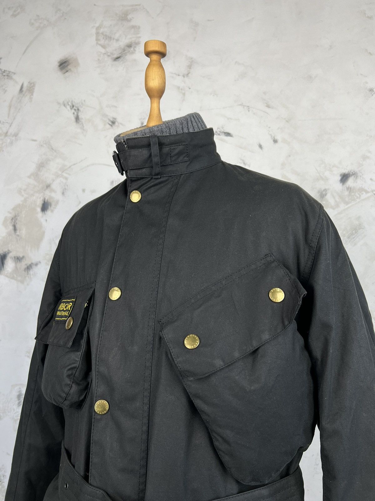 Barbour Barbour International A7 Waxed Jacket Size M - L C38 / 97 cm Size US M / EU 48-50 / 2 - 5 Thumbnail