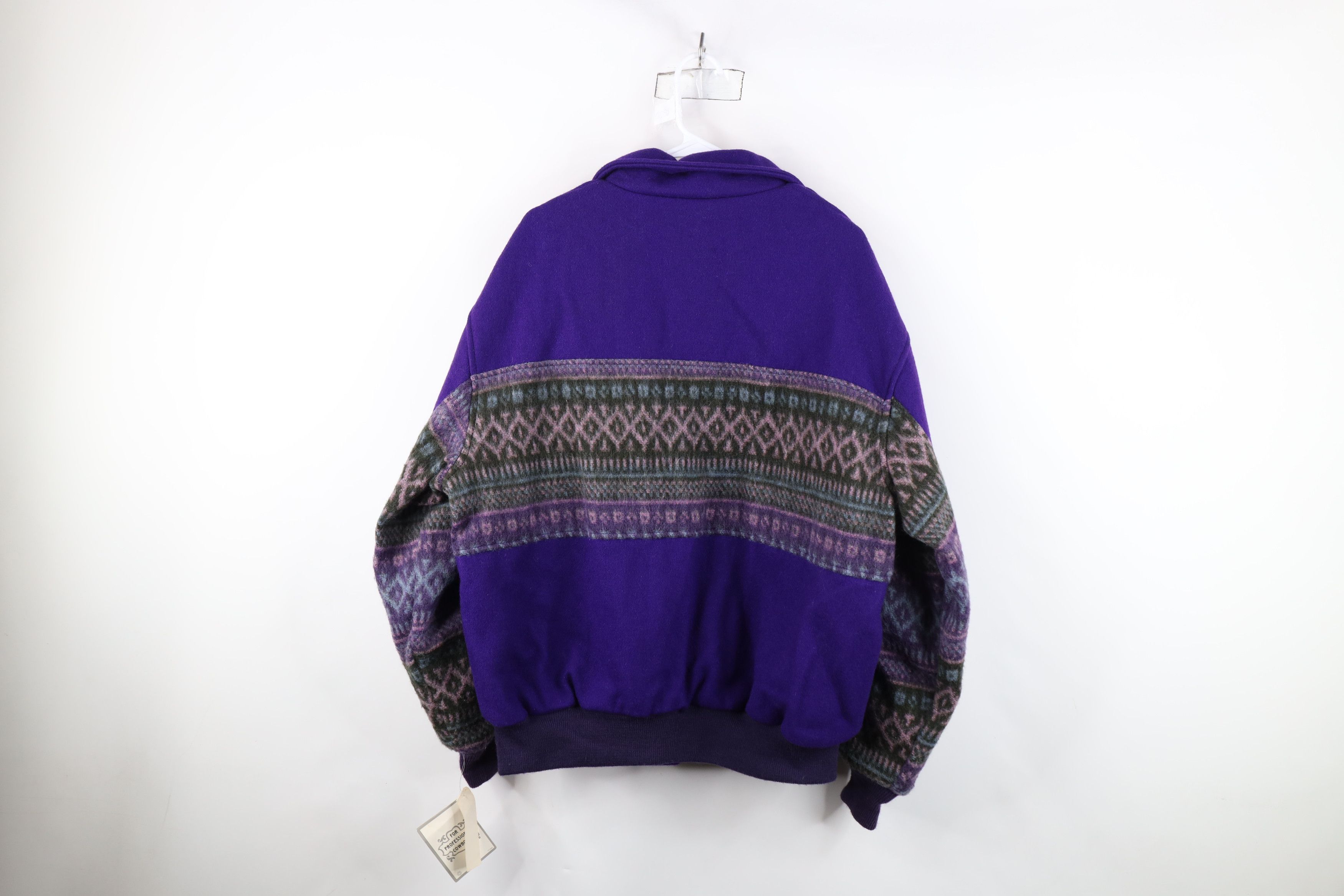 Vintage Deadstock Vintage 90s Streetwear Western Bomber Jacket USA Size US XL / EU 56 / 4 - 12 Thumbnail