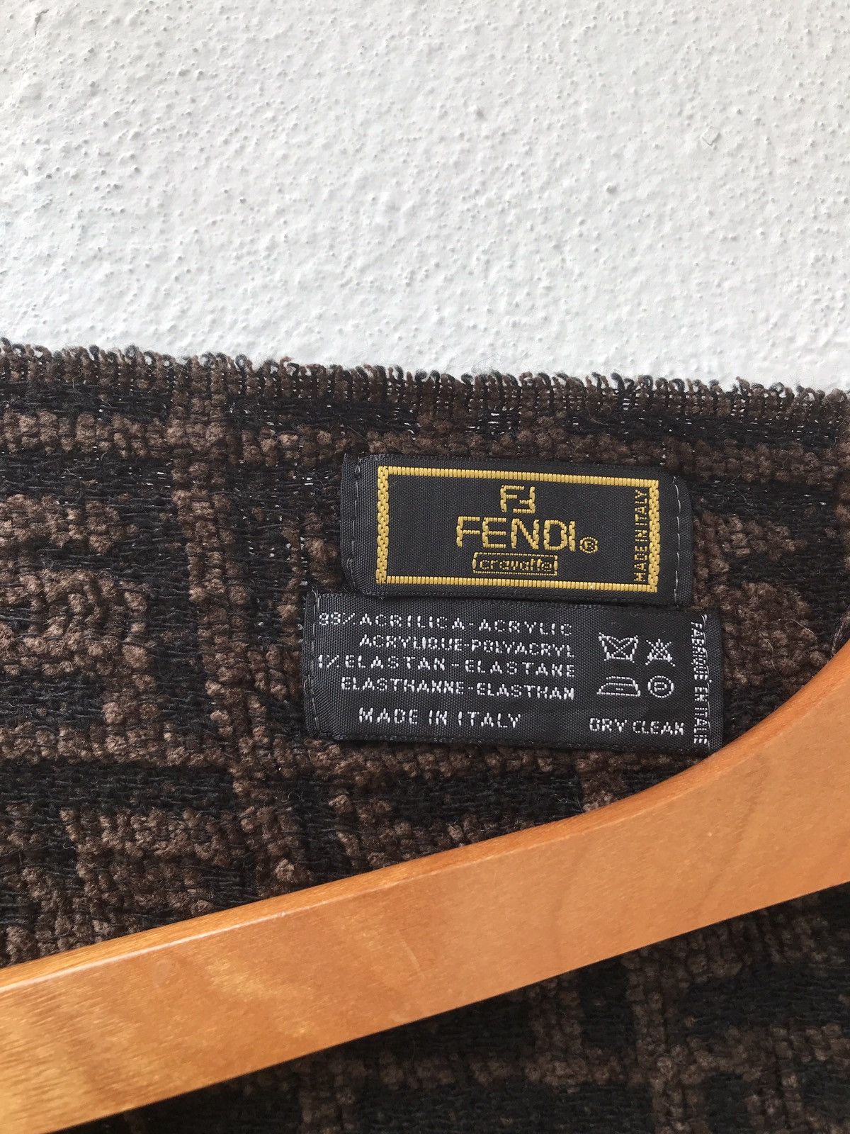 Fendi × If Six Was Nine Vintage Fendi Monogram muffler Size ONE SIZE - 4 Thumbnail