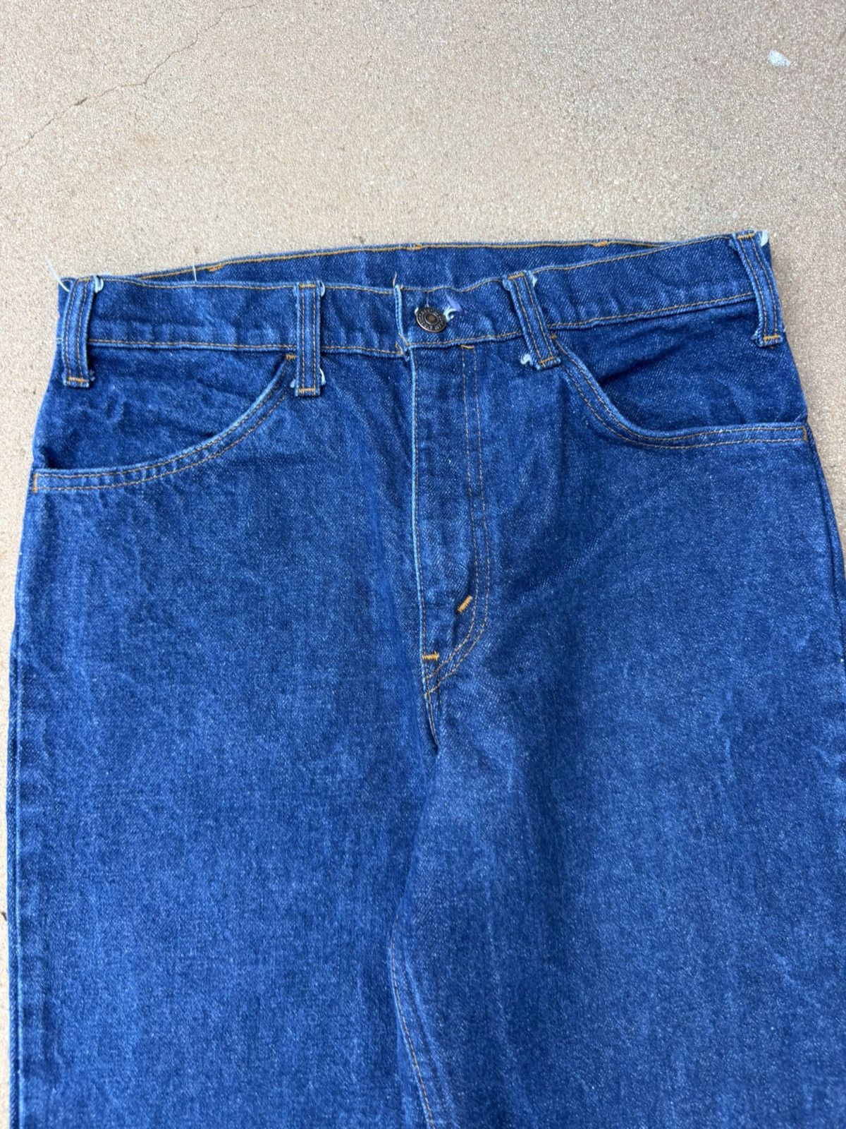 Levi's Vtg 70’s Levi’s 646 Orange Tab Bellbottom Flare Jeans 31x34 Size US 31 - 4 Thumbnail