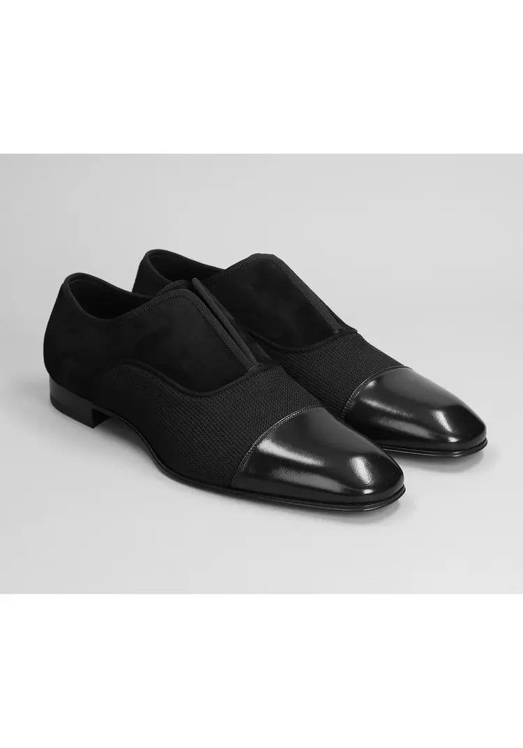 Christian Louboutin o1s1wg110924 Adolon Junior Flats Loafer Shoes in Black Size US 11 / EU 44 - 1 Thumbnail