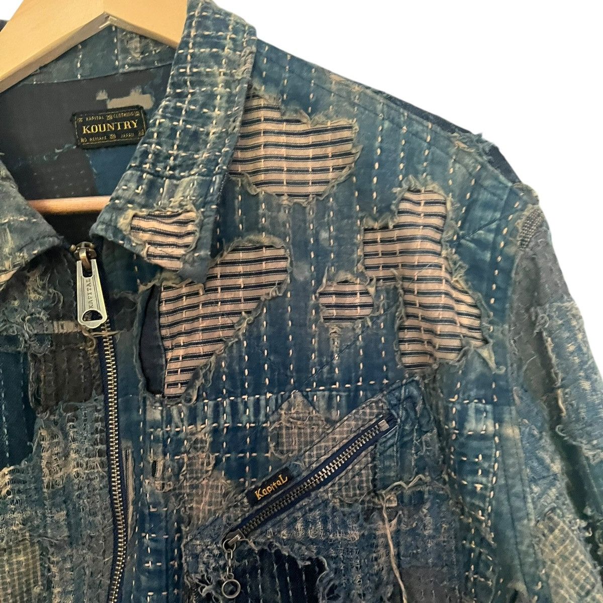 Kapital × Kapital Kountry Kapital Maria boro denim jacket Size US M / EU 48-50 / 2 - 4 Thumbnail