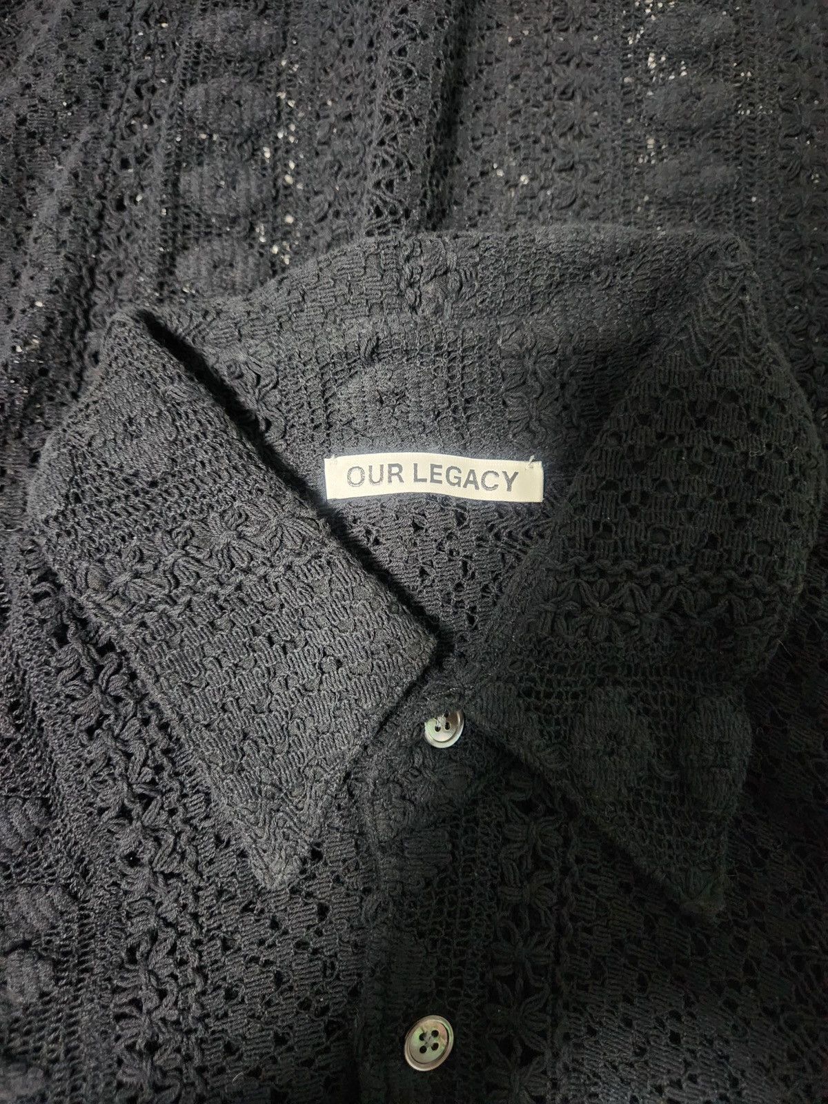 Our Legacy our legacy fall2023 coco crochet shirt Size US M / EU 48-50 / 2 - 3 Thumbnail