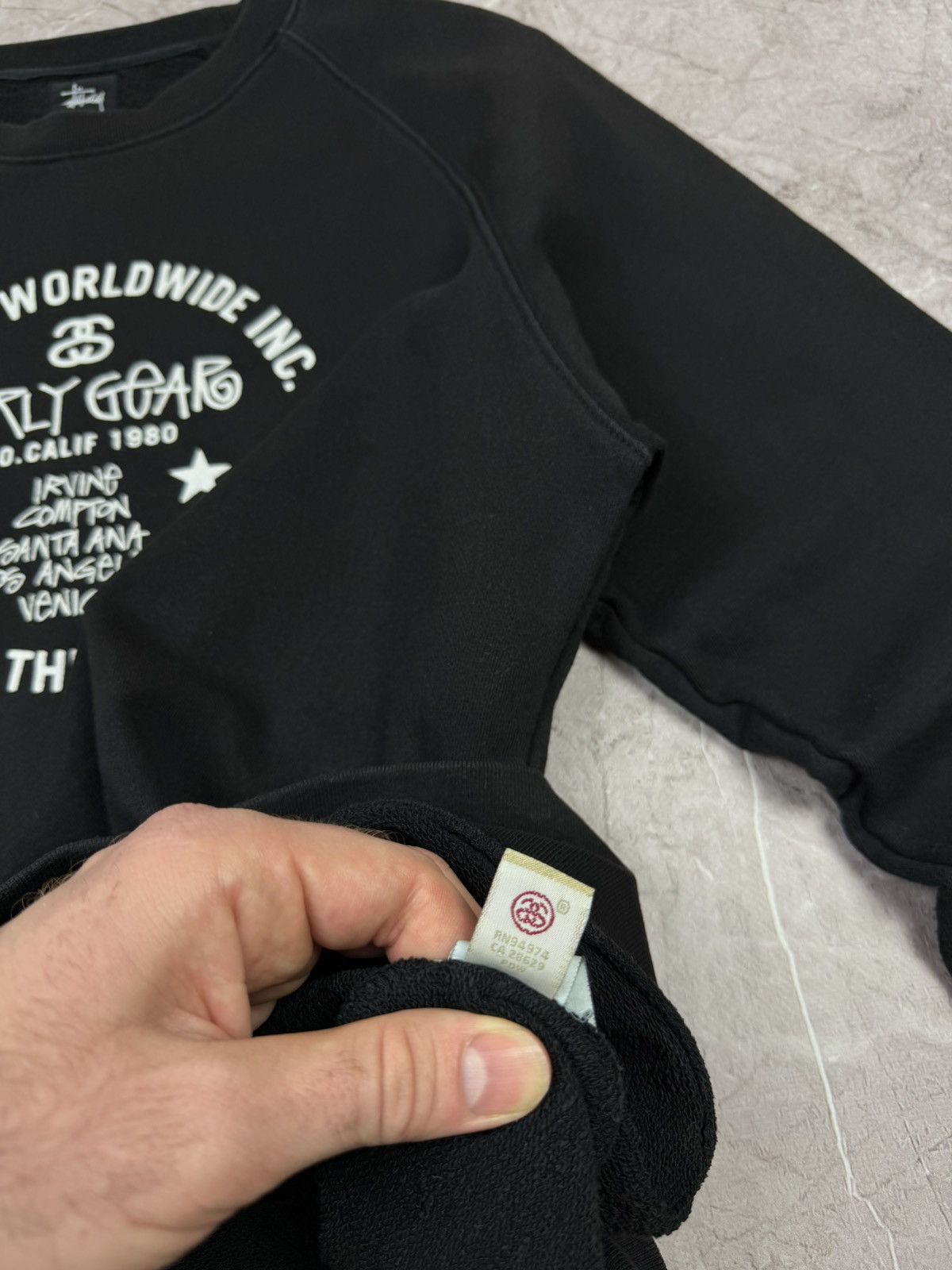 Stussy Stussy Big logo Sweatshirt Y2K Size US L / EU 52-54 / 3 - 8 Thumbnail