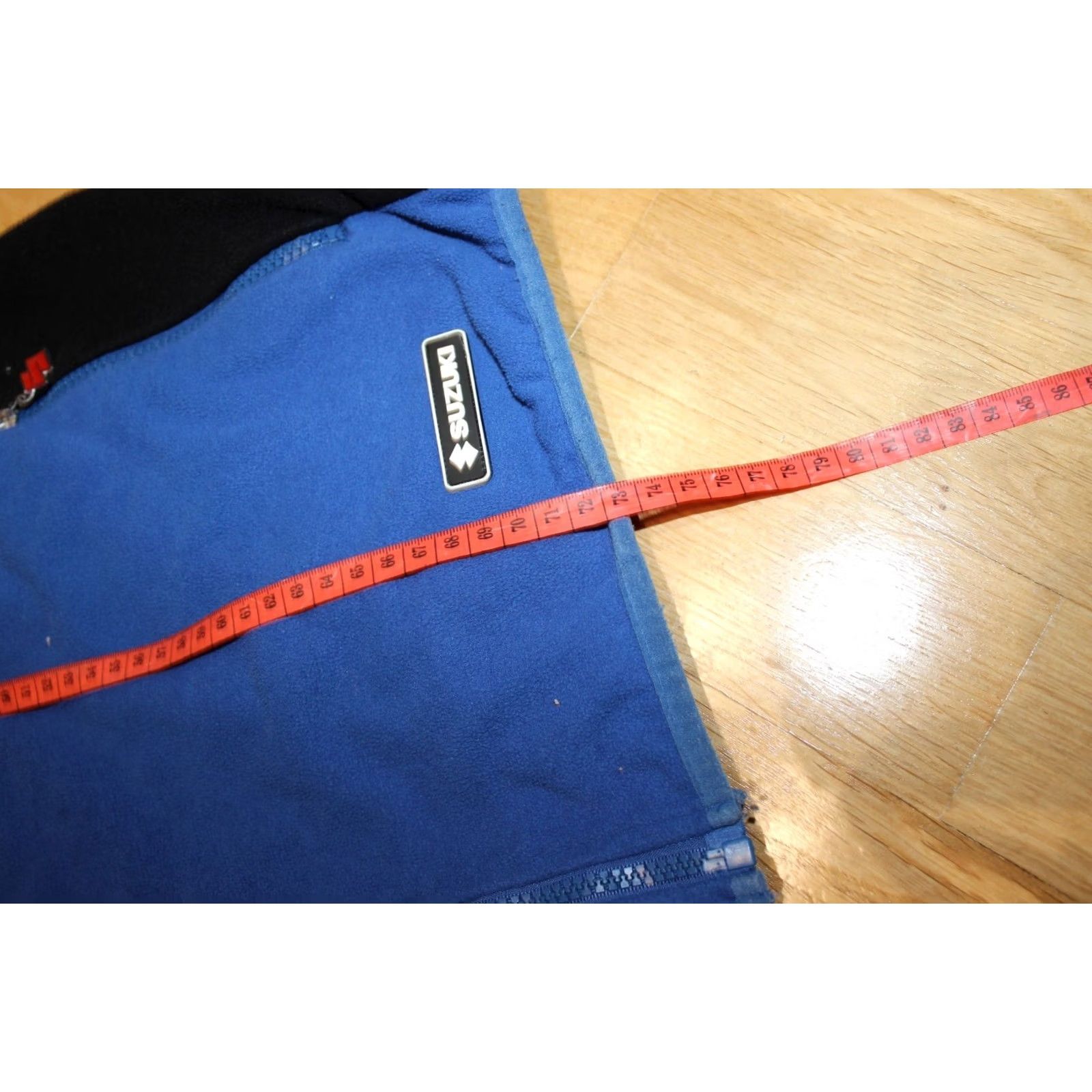 Vintage Vintage Suzuki Team GSX-R Official Fleece Full Zip Jacket Men XL Blue - Motor Sport, 2000s, GSX-R, Team, Fleece, Zip Jacket, Mens Size US XL / EU 56 / 4 - 7 Thumbnail