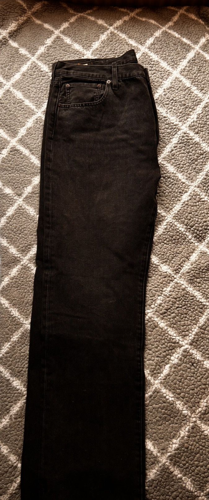 Levi's Levis 501 washed black jeans Size US 38 / EU 54 - 4 Thumbnail