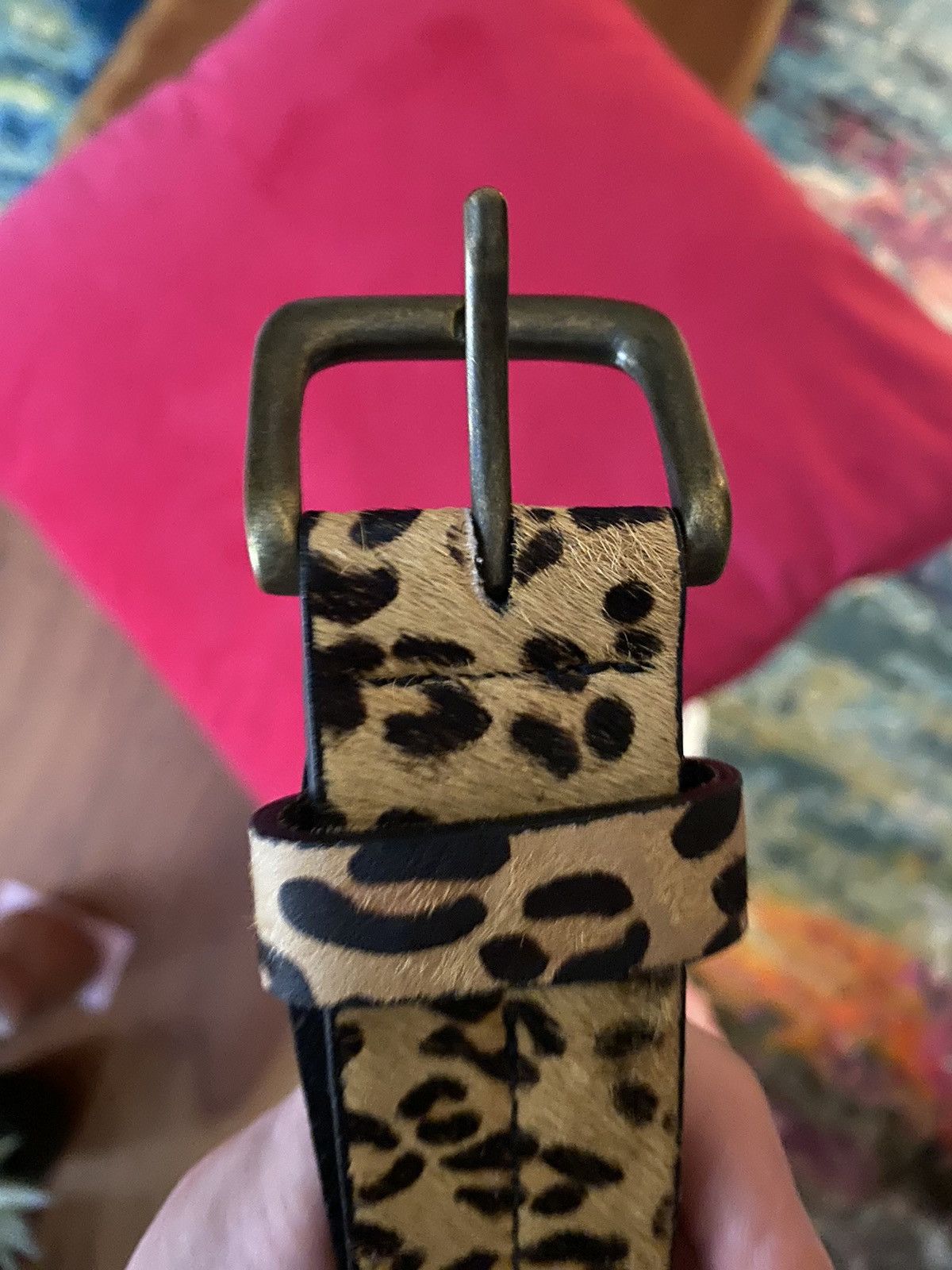 Levi's × Supreme Supreme x Levis Leopard Print Fur Belt - 2012 Size 36 - 6 Thumbnail