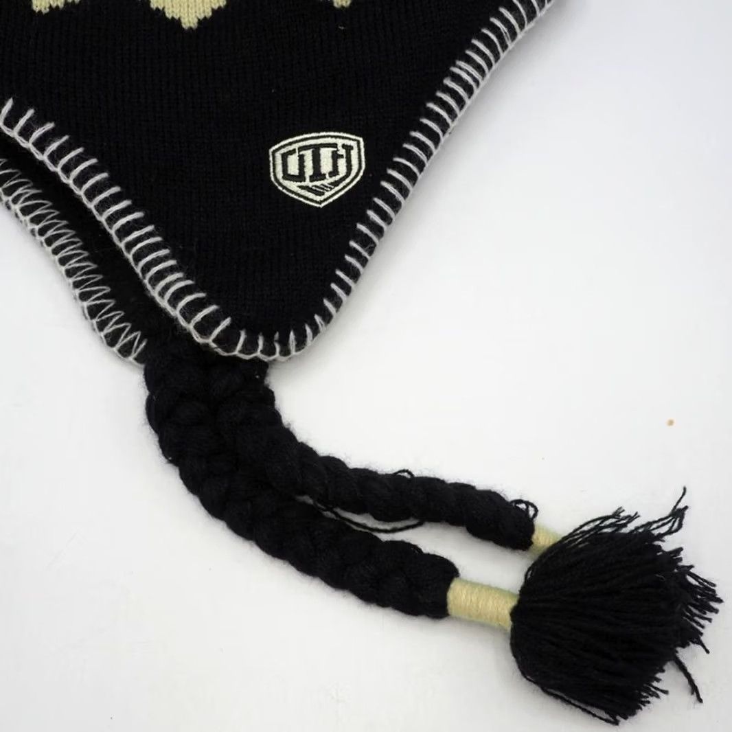 Vintage Old Time Hockey Pittsburgh Penguins NHL Hockey Hat Beanie Unisex Adults XS XS? Size ONE SIZE - 3 Thumbnail