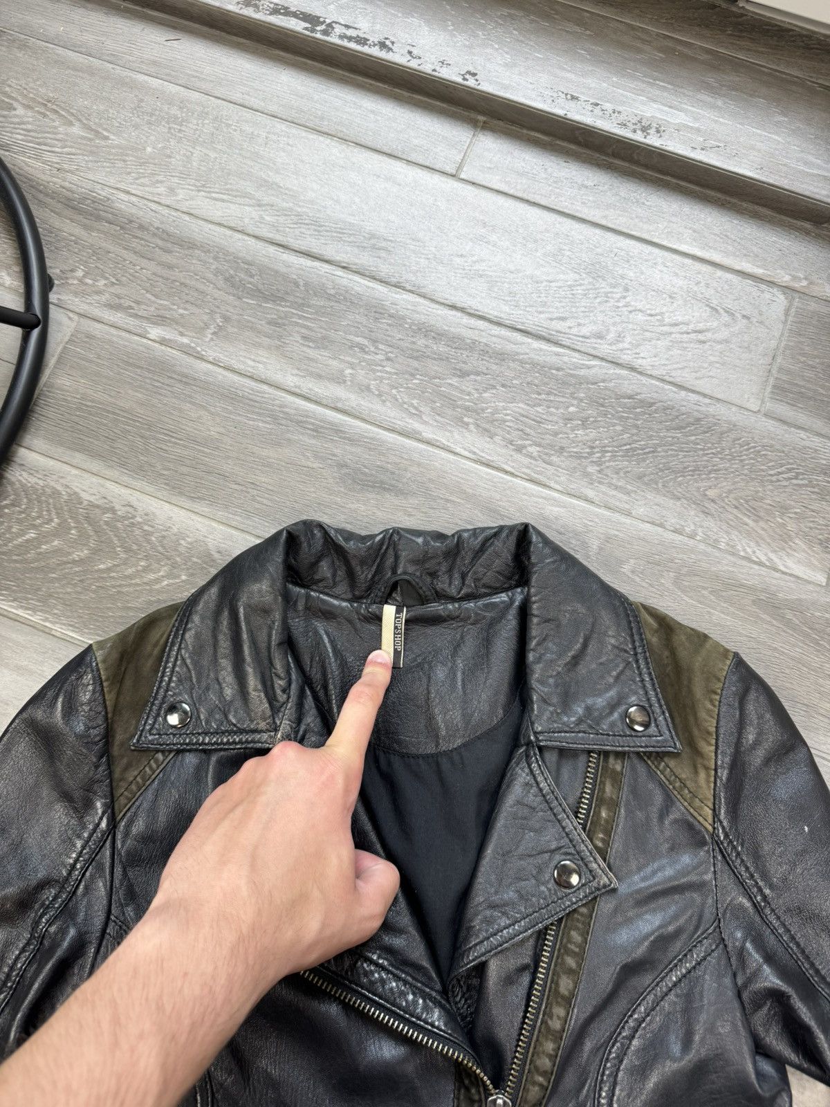 Vintage Vintage Diesel Style Hype Leather Y2K Jacket Size M / US 6-8 / IT 42-44 - 5 Thumbnail