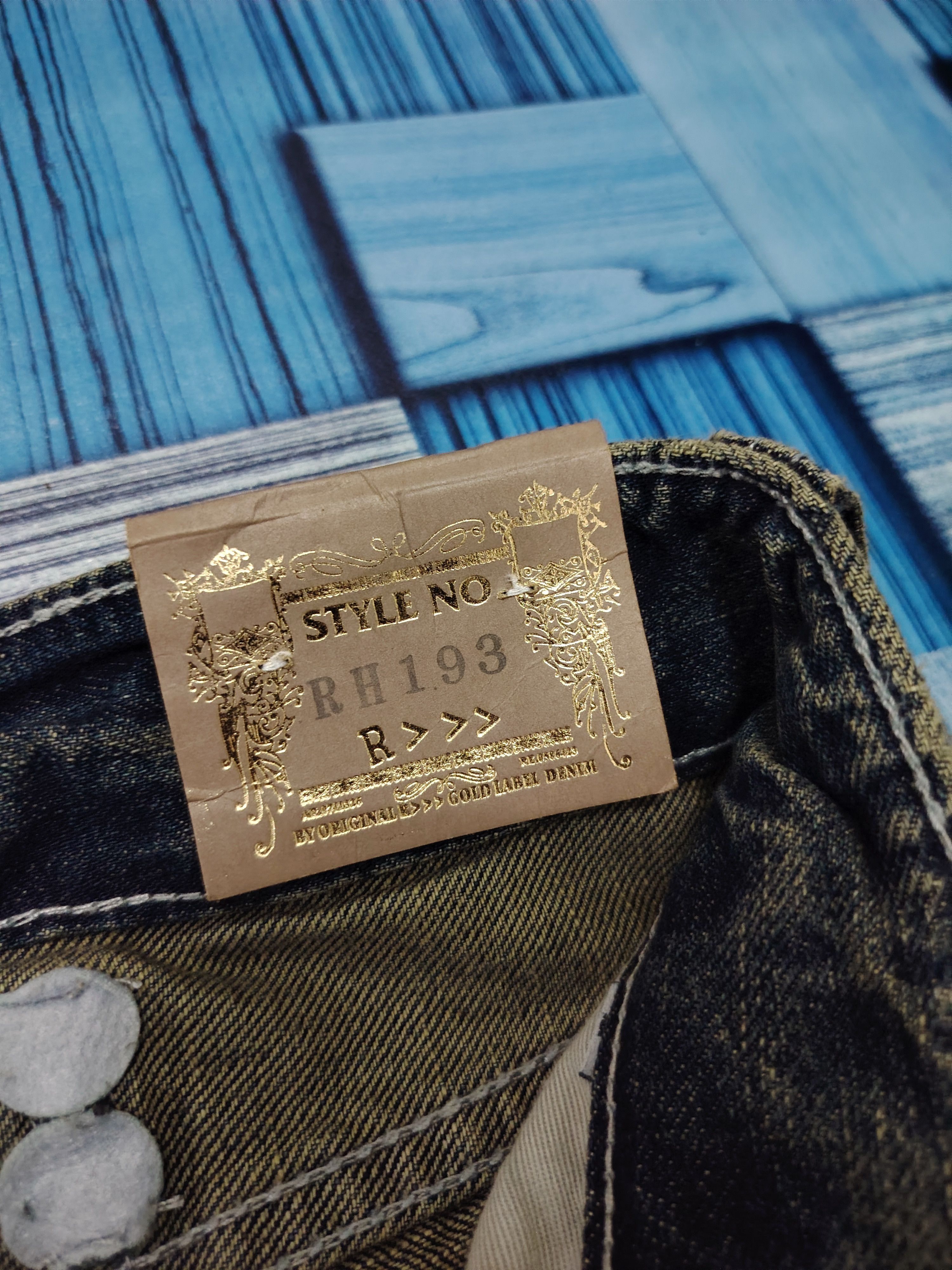 Hysteric Glamour 💥Insane💥 R>>> Jeans RH193 Mud Wash Flared Jeans Size US 31 - 12 Thumbnail