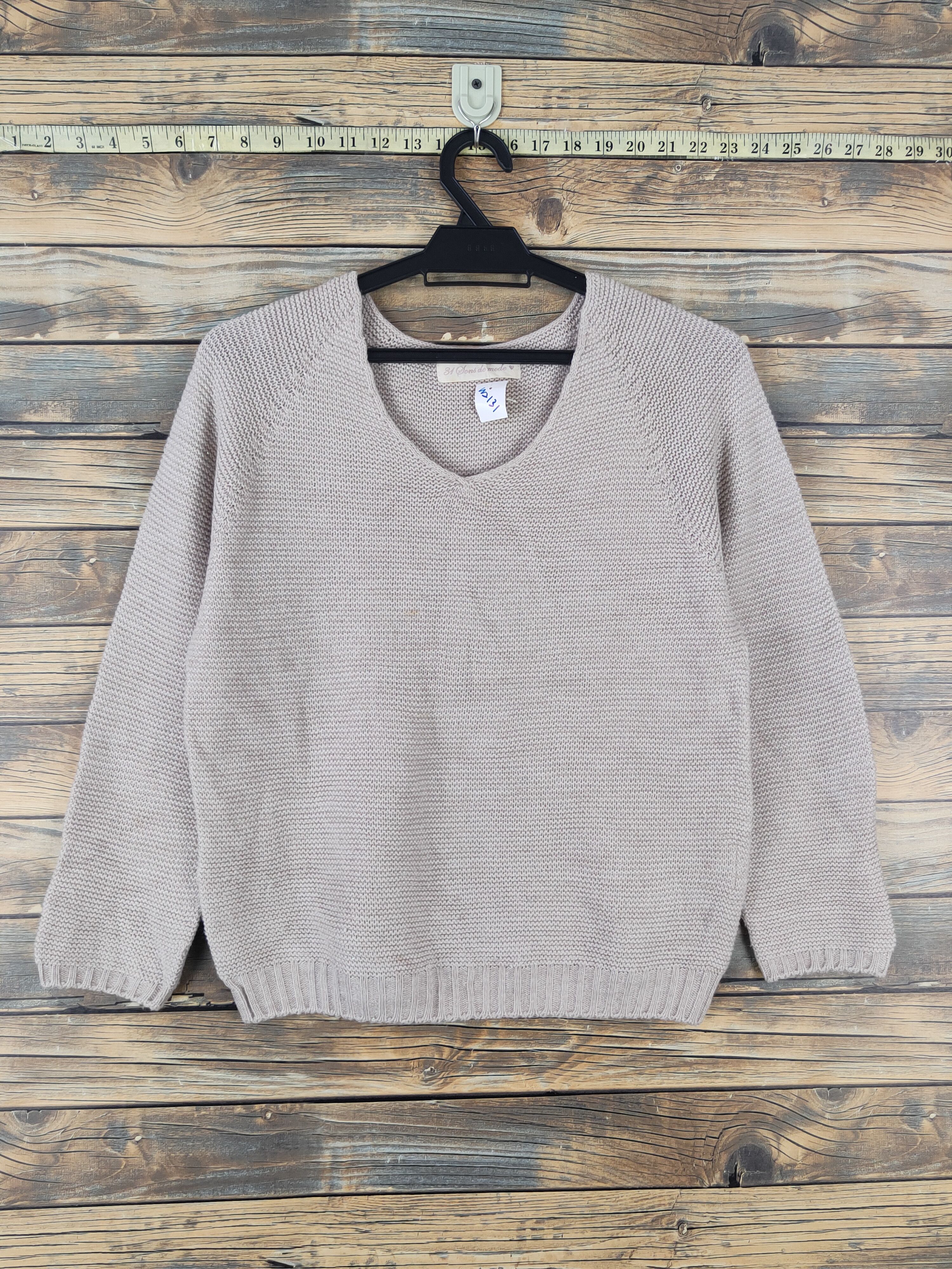 Homespun Knitwear × Japanese Brand × Vintage 31 Sons de Mode Pink Pastel Knitwear Sweatshirts #W2131 Size XS / US 0-2 / IT 36-38 - 1 Thumbnail