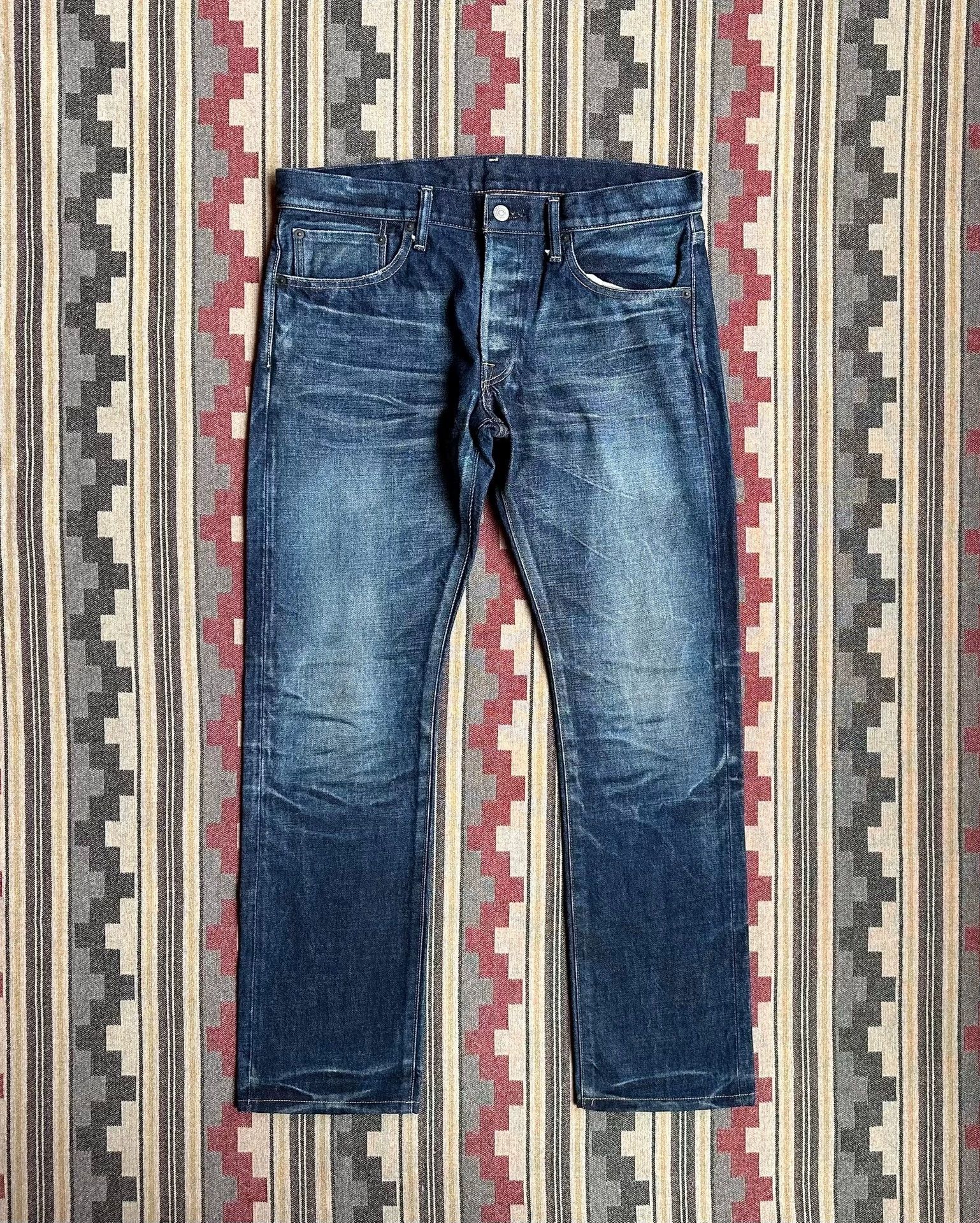 Fabric Brand & Co. Fabric Brand&Co Selvage Denim PT Heavy Wash Distressed W34 Size US 34 / EU 50 - 1 Thumbnail