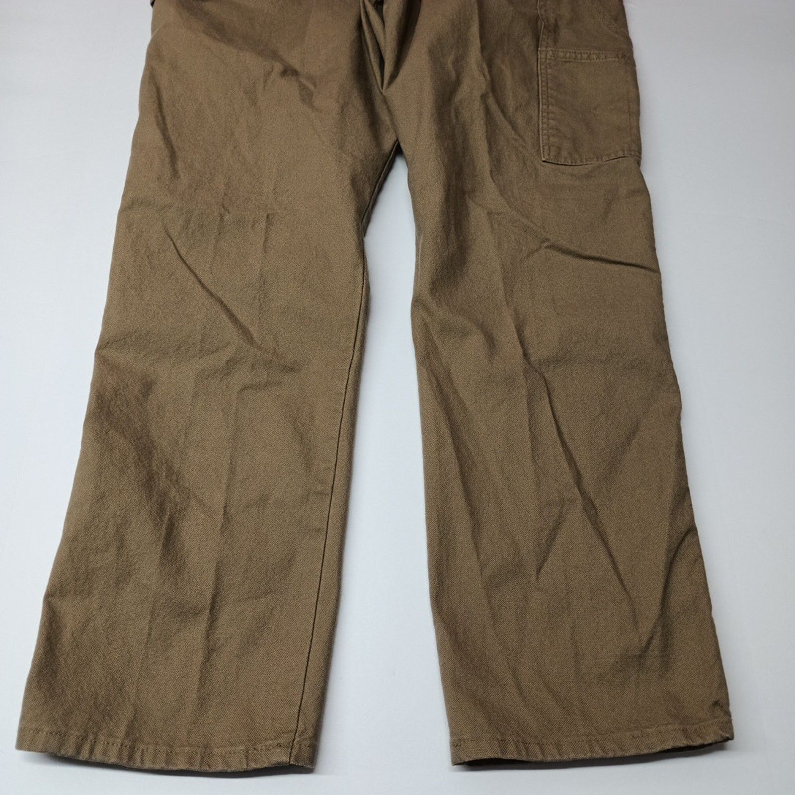 Wrangler Wrangler Carpenter Pants Men's 38x34 Dark Khaki Relaxed Fit Size US 38 / EU 54 - 6 Thumbnail