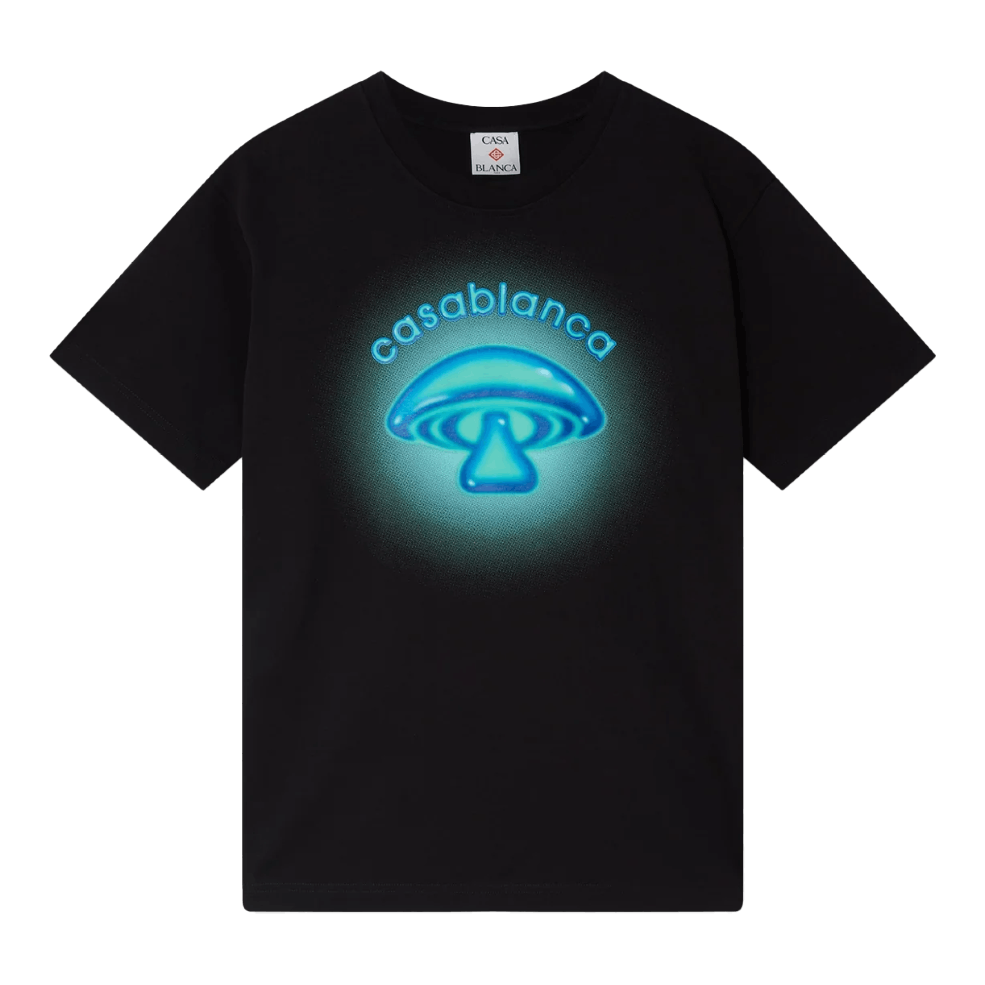 Casablanca Airbrush Mushroom Classic T-shirt Black Size US S / EU 44-46 / 1 - 1 Thumbnail