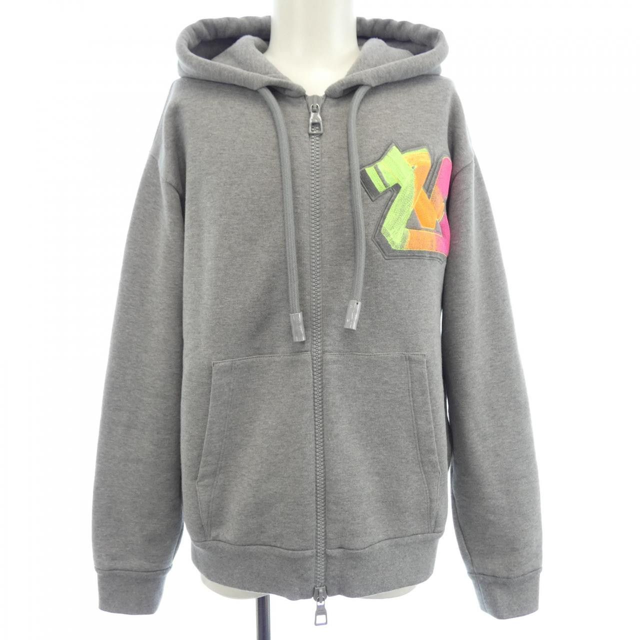 Louis Vuitton Louis Vuitton Louis Vuitton 3DLV Graffiti Embroidered Hoodie Textile Sweatshirts & Hoodies HNY24WUYR DUTY FREE for USA Size ONE SIZE - 1 Thumbnail