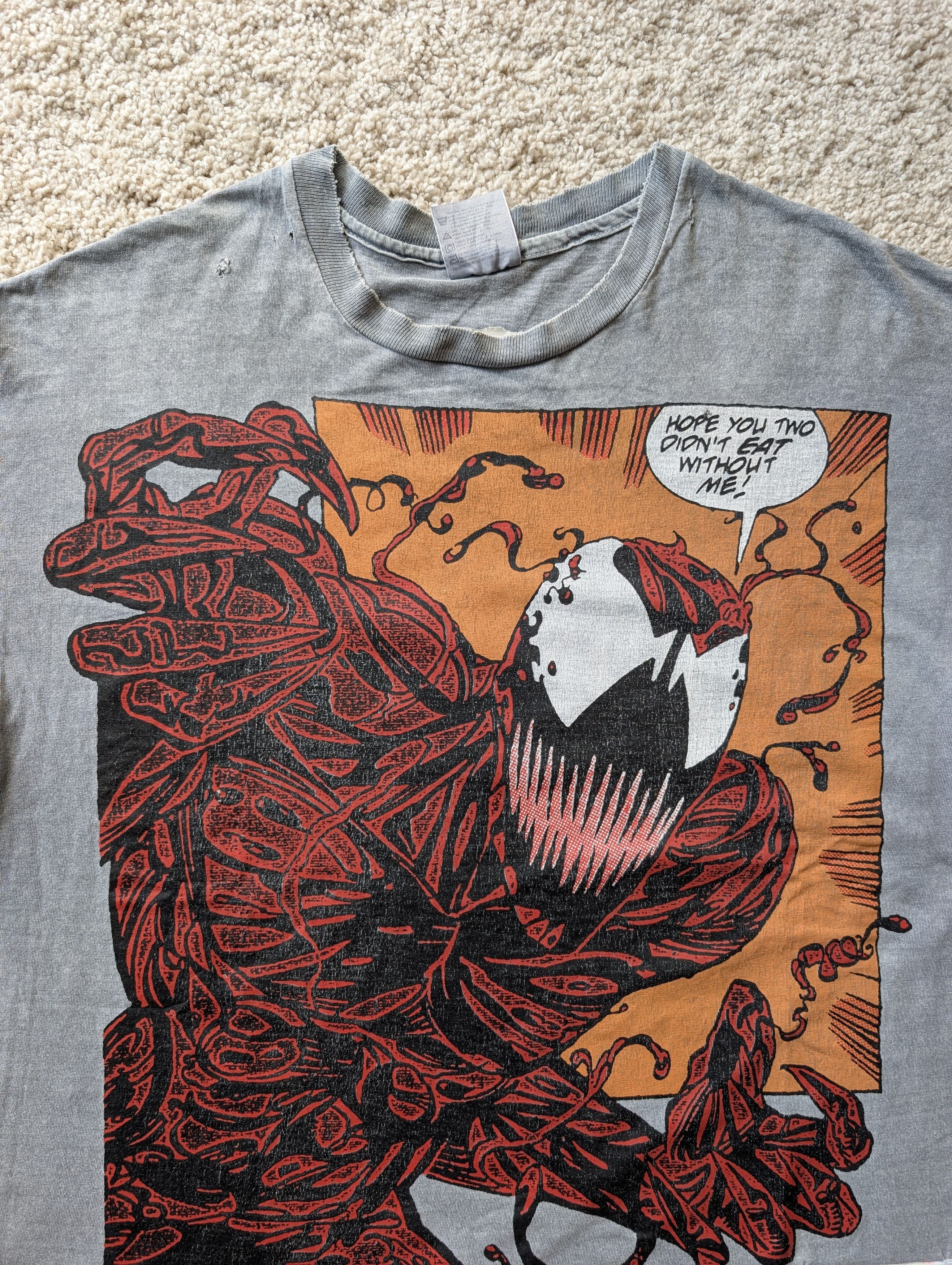 Vintage 93' Marvel Spider-Man Carnage comic tee Size US L / EU 52-54 / 3 - 3 Thumbnail