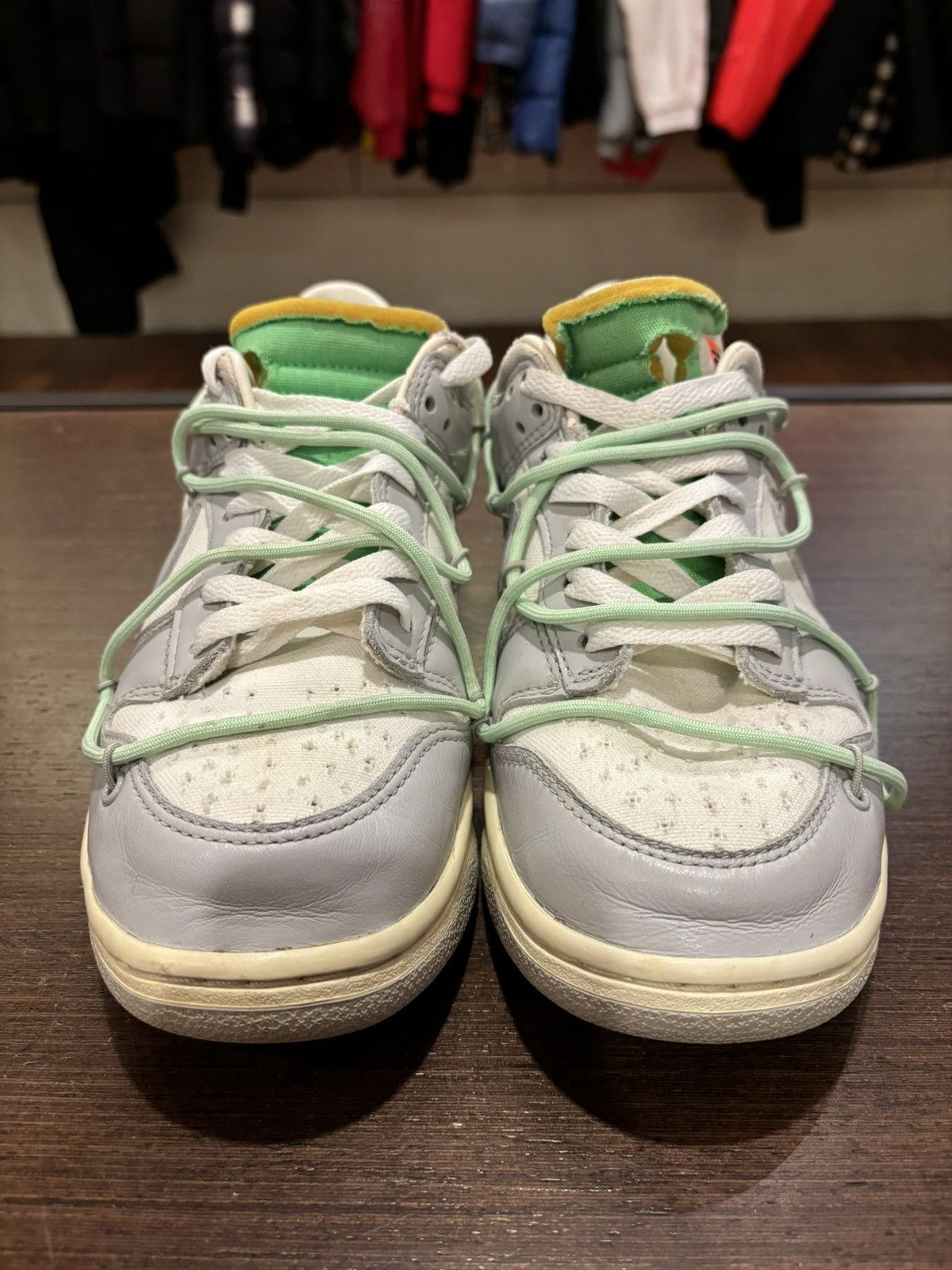 Nike × Off-White Nike Dunk Low Off-White ‘Lot 7’ Size US 8.5 / EU 41-42 - 5 Thumbnail