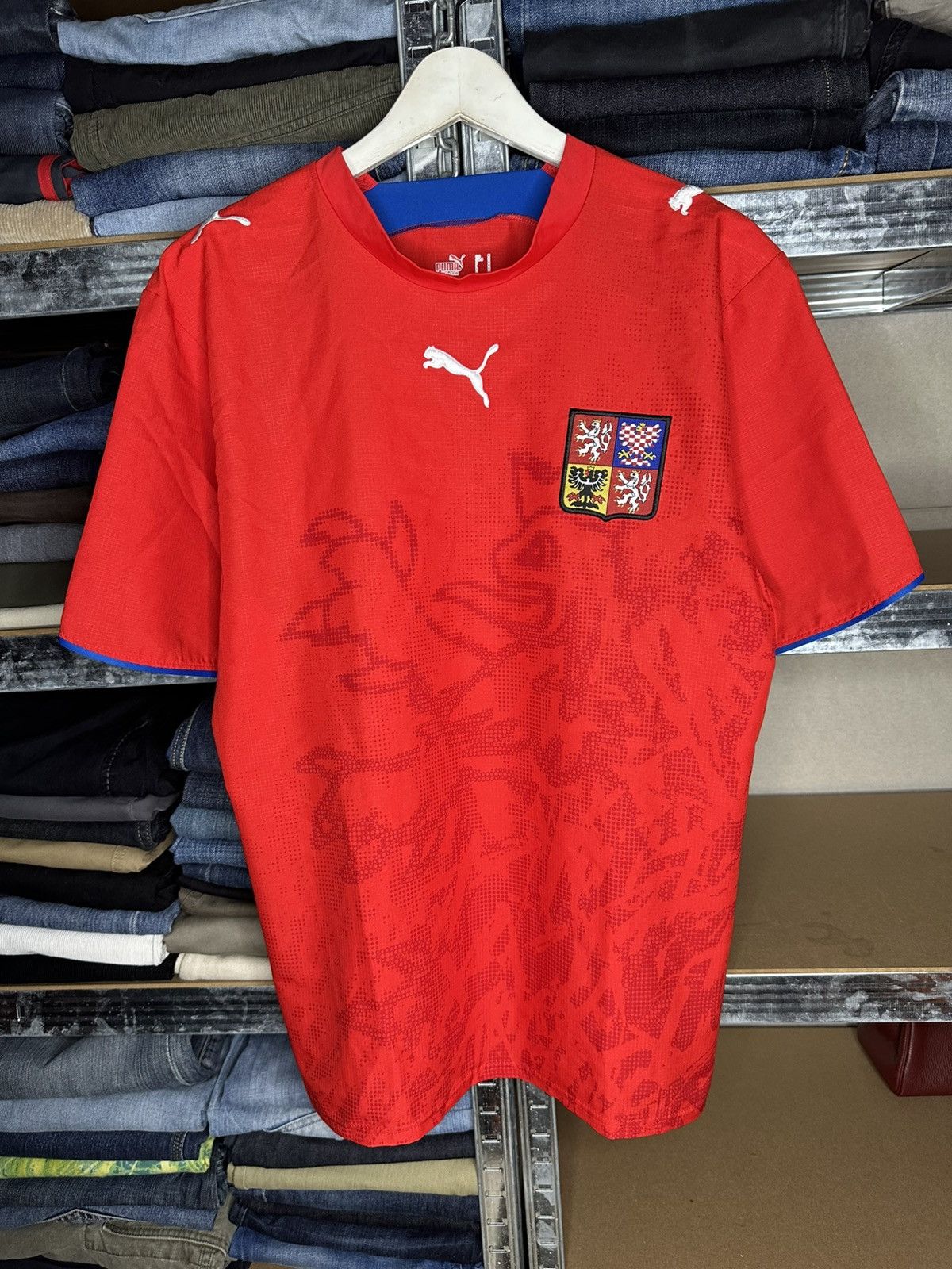 Puma Puma Czech Republic Home football shirt CESKA 2006/08 Size M Size US M / EU 48-50 / 2 - 1 Thumbnail