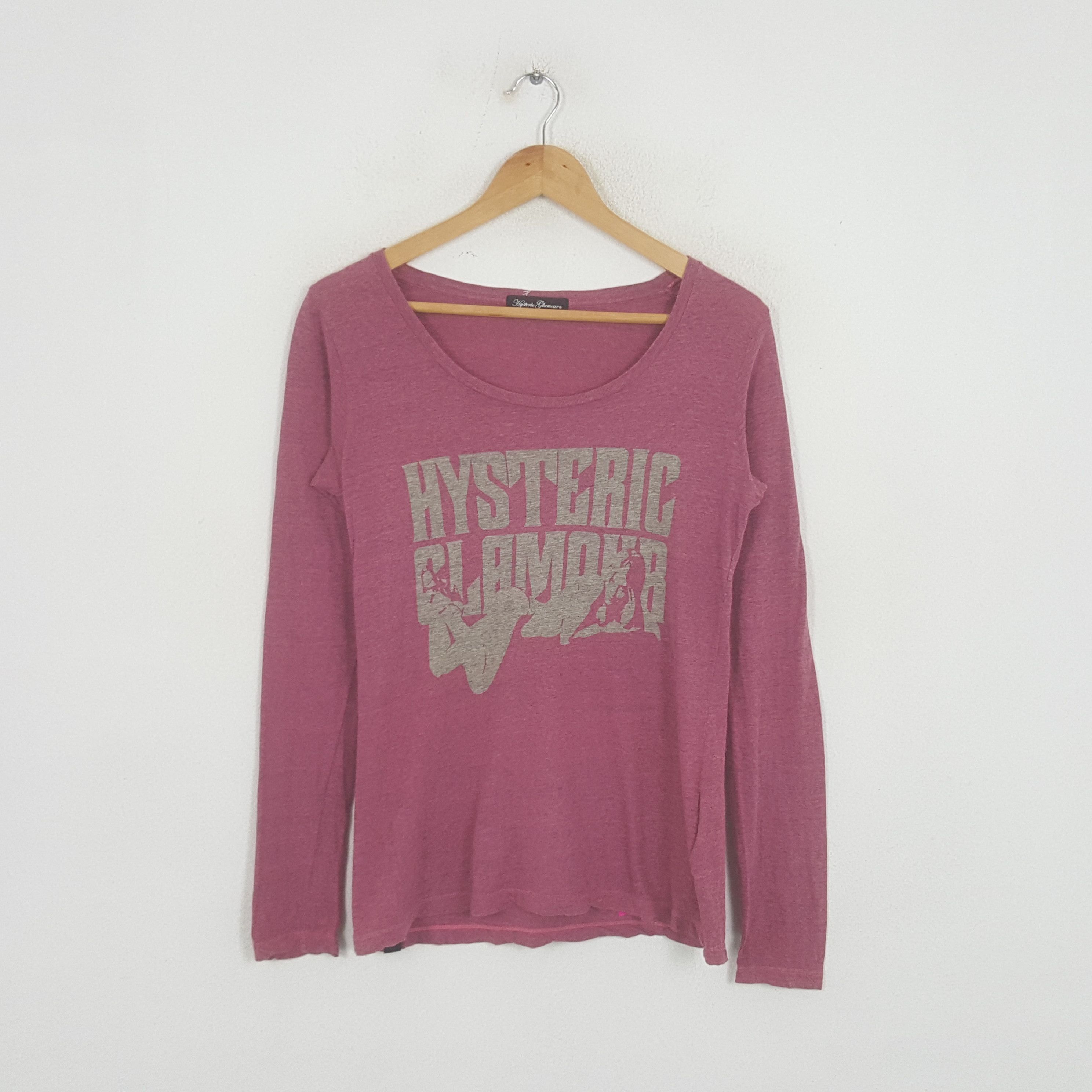 Hysteric Glamour × Japanese Brand × Vintage Vintage Hysteric Glamour Japanese Brand Long Sleeve Tshirt Size XS / US 0-2 / IT 36-38 - 1 Thumbnail