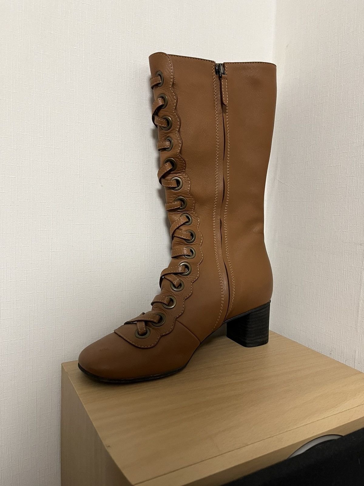 Chloe CHLOÉ Orson Iconic Rare Calf Ankle Boots Size US 8 / IT 38 - 4 Thumbnail
