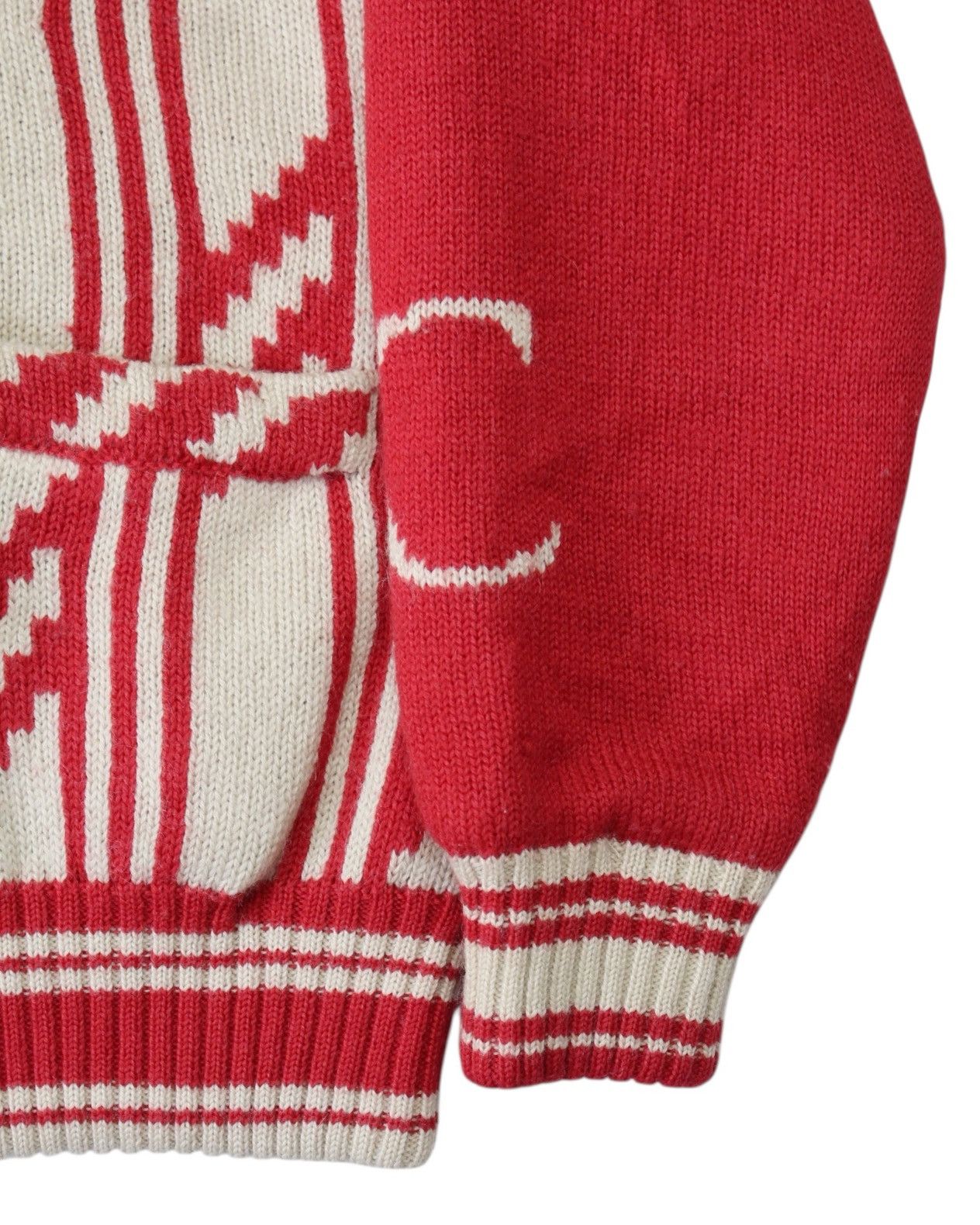 Hysteric Glamour 2000S NICOLE CLUB REVERSIBLE ZIP-UP SOLID RED KNIT JACKET Size US L / EU 52-54 / 3 - 6 Thumbnail