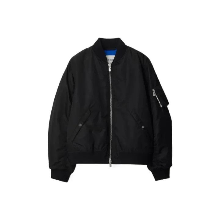 Burberry Burberry Black Zip-Up Bomber Jacket for Men Size US S / EU 44-46 / 1 - 1 Thumbnail