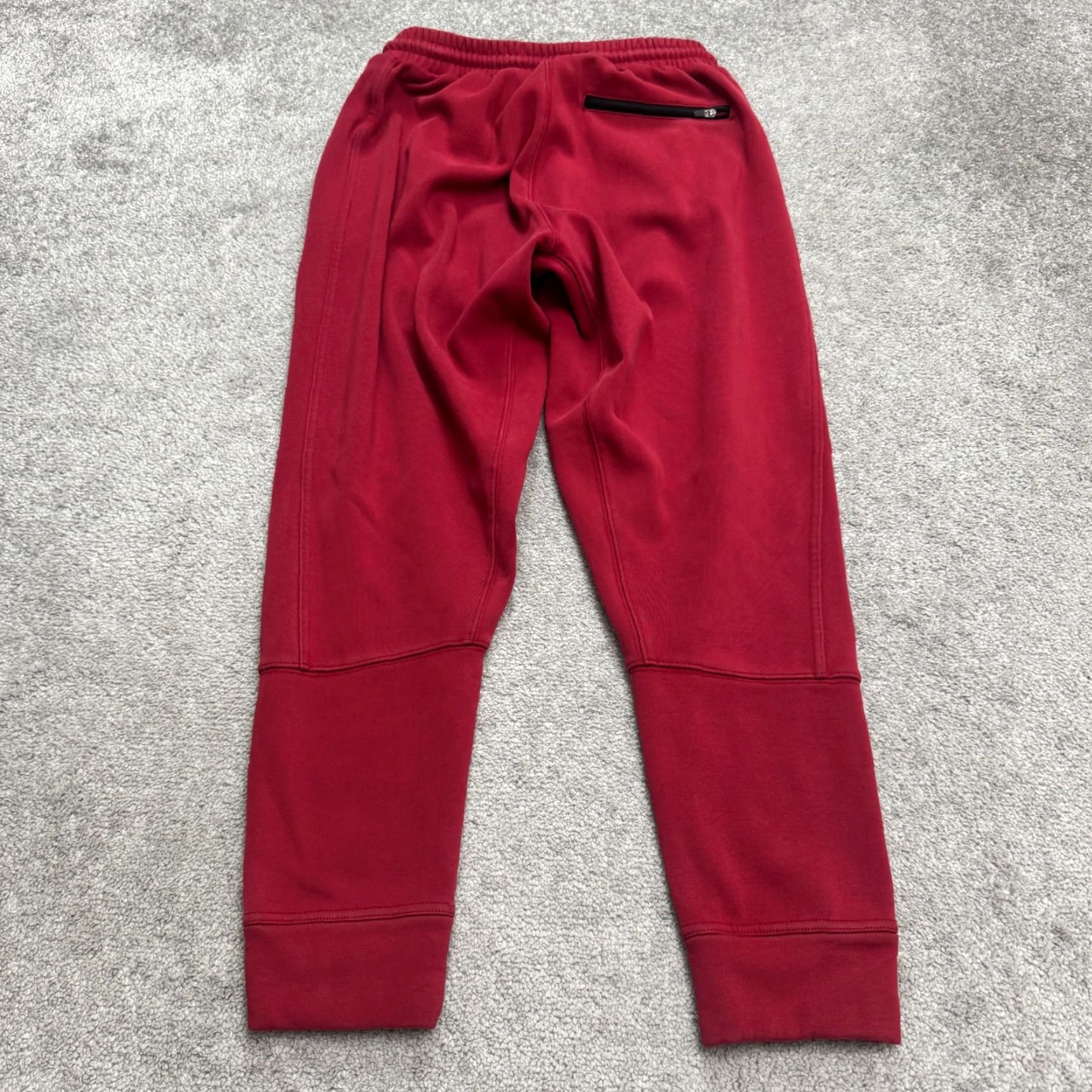 Vintage Actively Black Heavyweight Jogger Sweatpants Mens XS Red Zipped Pockets Active Size US 27 - 2 Thumbnail