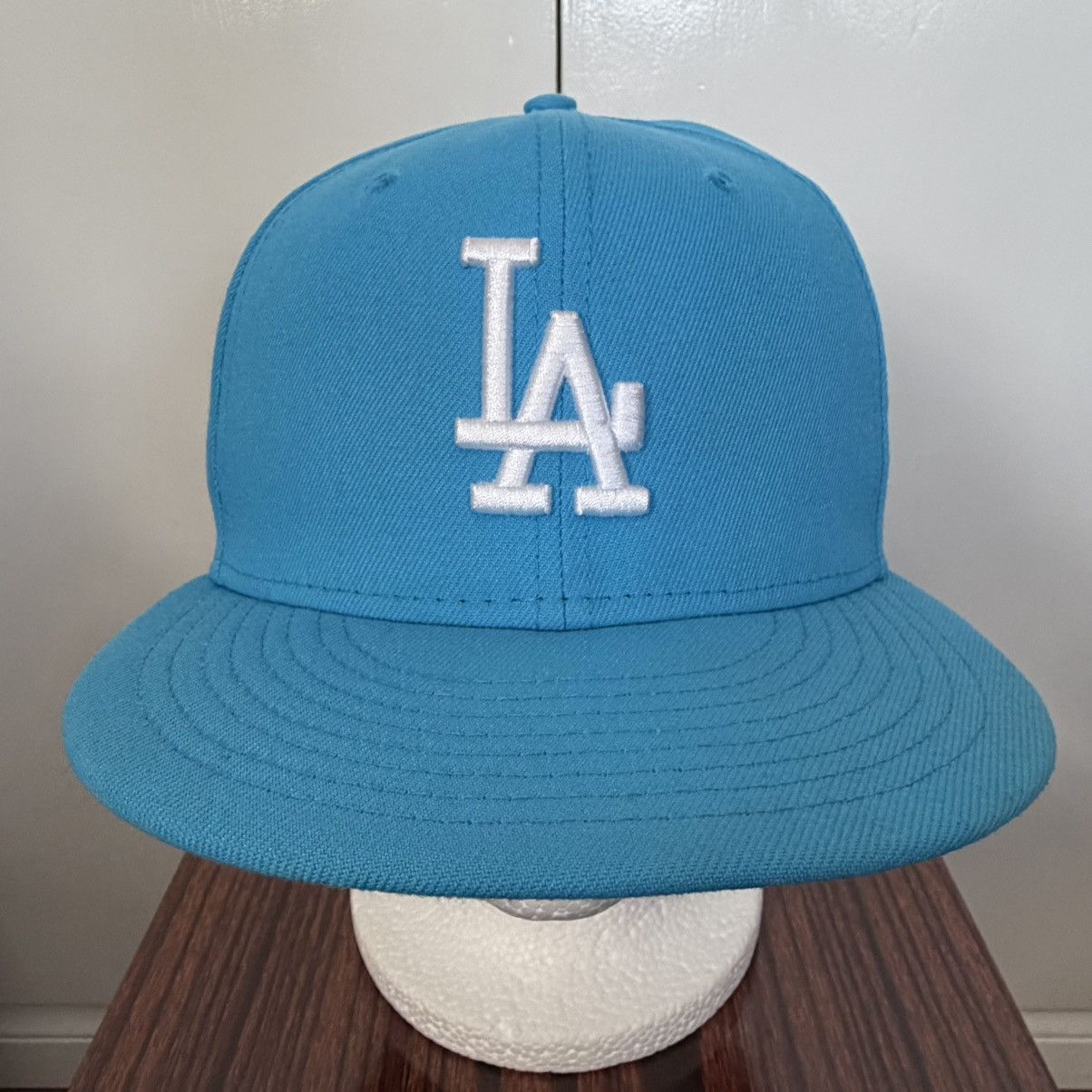 New Era NEW ERA 59FIFTY LOS ANGELES LA DODGERS CAP HAT MLB SKY BLUE Size ONE SIZE - 1 Thumbnail